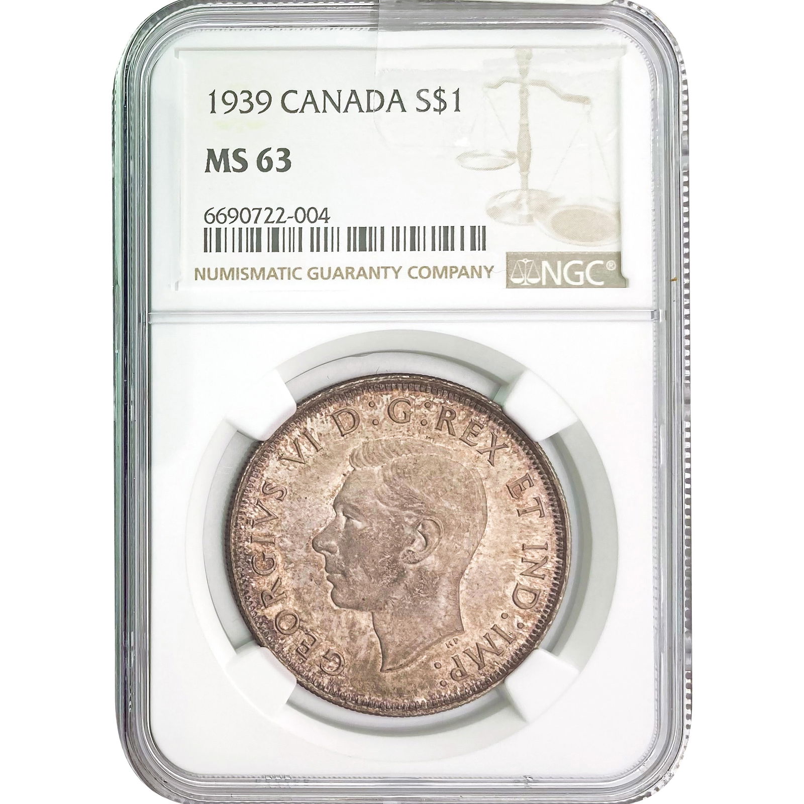 1939 Canada $1 NGC MS63 (1 of 2)