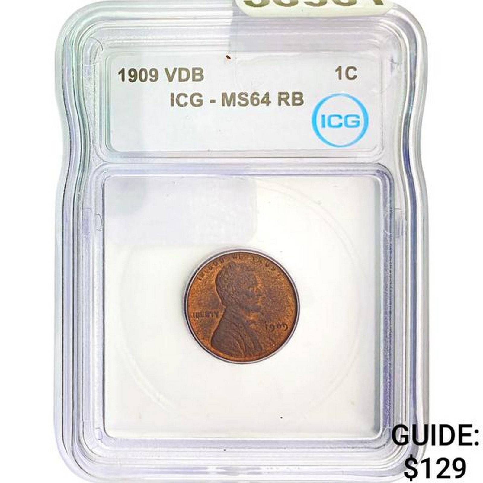 1909 VDB 1C ICG MS64 RB (1 of 2)