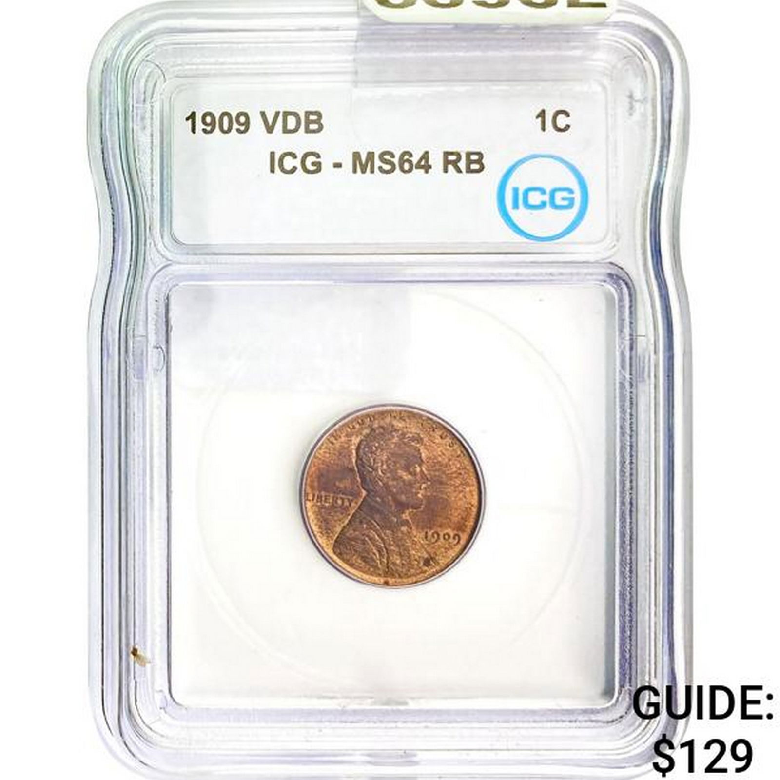 1909 VDB 1C ICG MS64 RB (1 of 2)