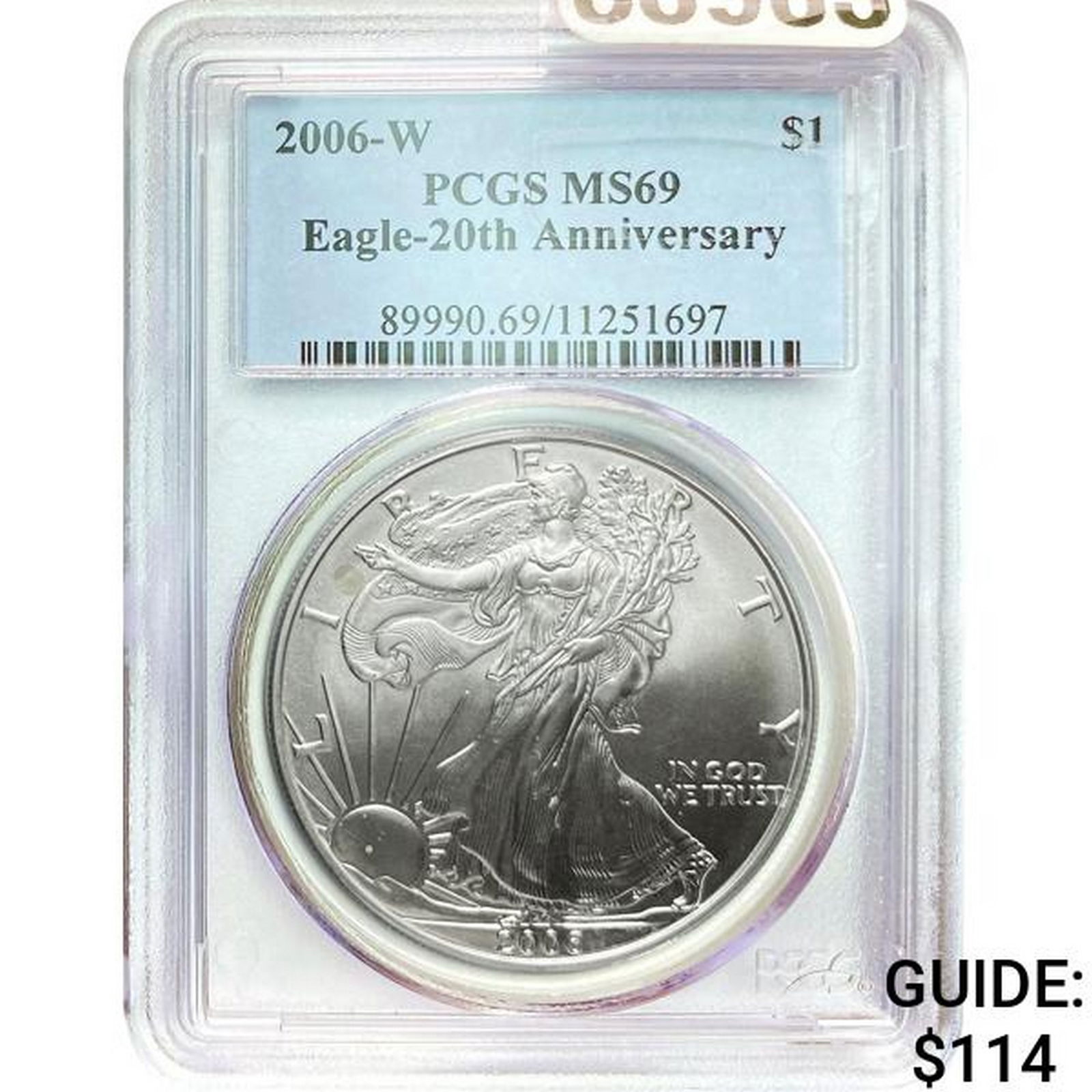 2006-W $1 Silver Eagle PCGS MS69 (1 of 2)