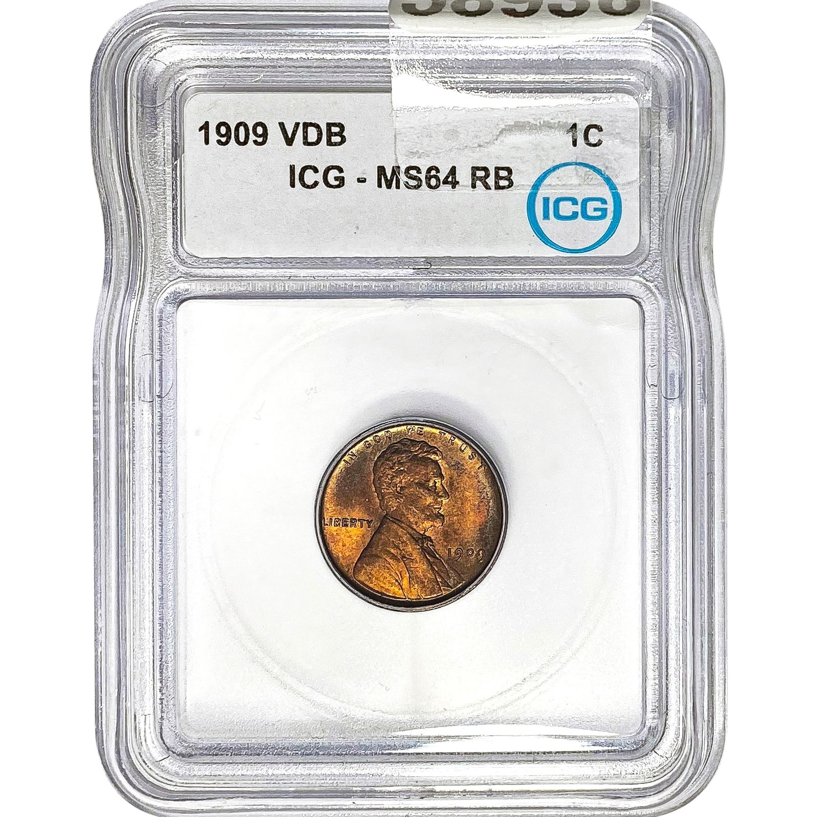 1909 VDB 1C ICG MS64 RB (1 of 2)