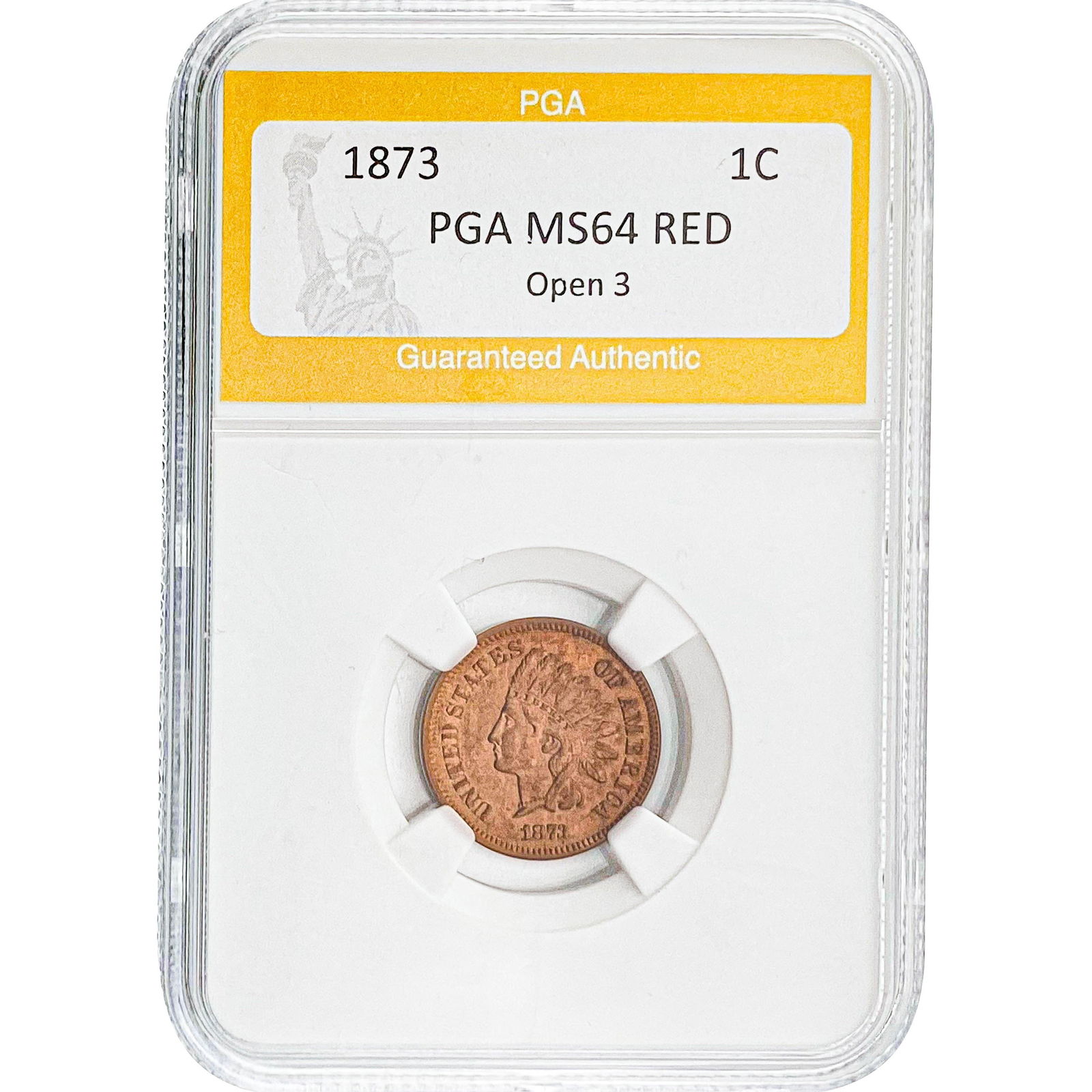 1873 1C Open 3 PGA MS64 RED (1 of 2)