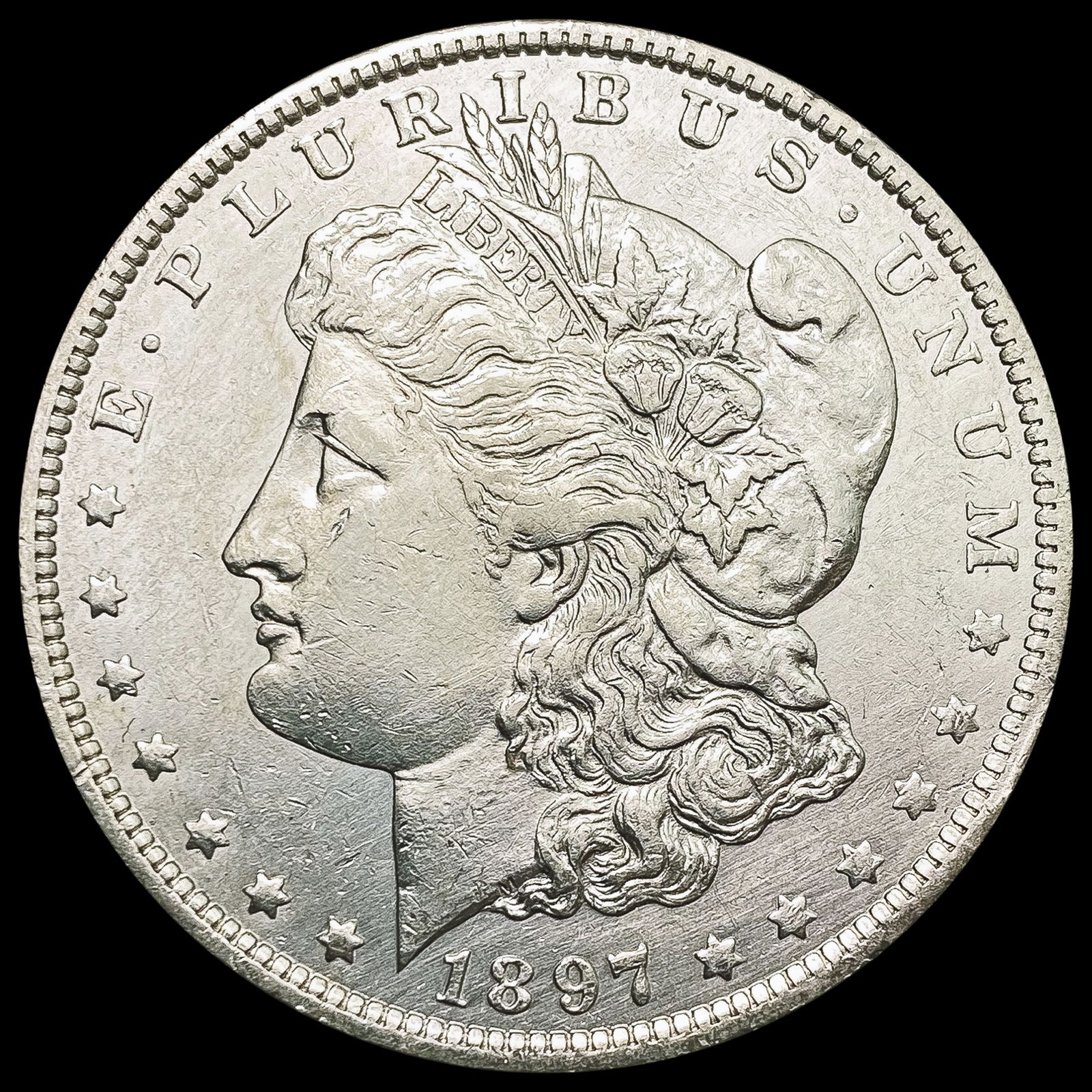 1897-O Morgan Silver Dollar CHOICE AU (1 of 2)