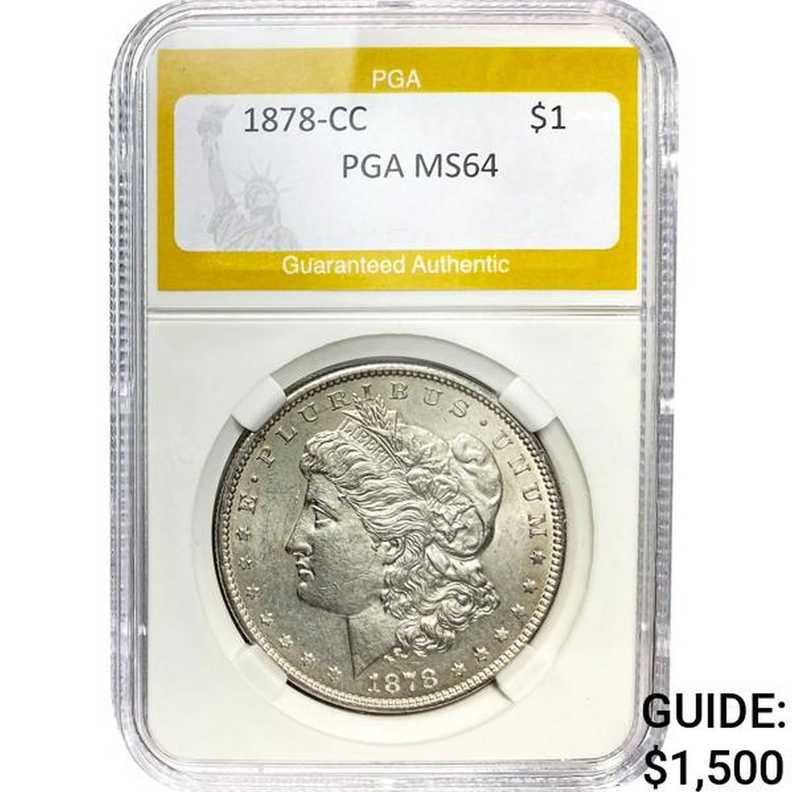 1878-CC $1 PGA MS64 (1 of 2)
