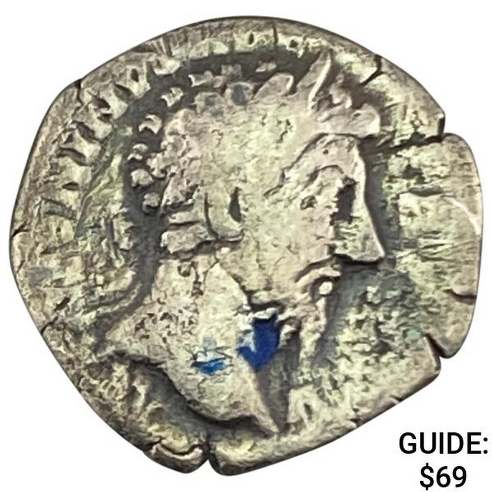 Roman Commodus 177-192 AD Silver Denarius ABOUT UNCIRCULATED: Roman Commodus 177-192 AD Silver Denarius ABOUT UNCIRCULATED