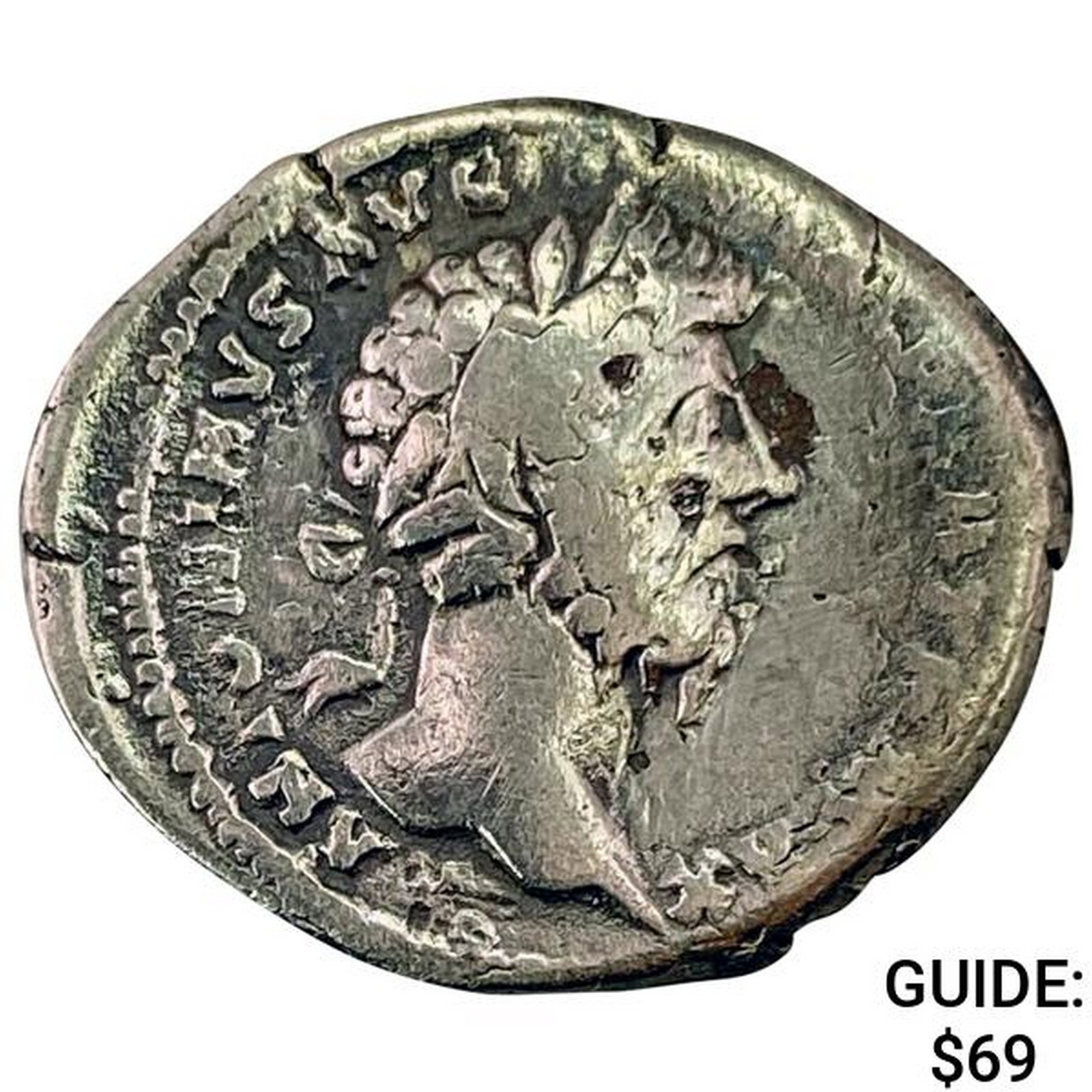 Roman Commodus 177-192 AD Silver Denarius NEARLY UNCIRCULATED: Roman Commodus 177-192 AD Silver Denarius NEARLY UNCIRCULATED