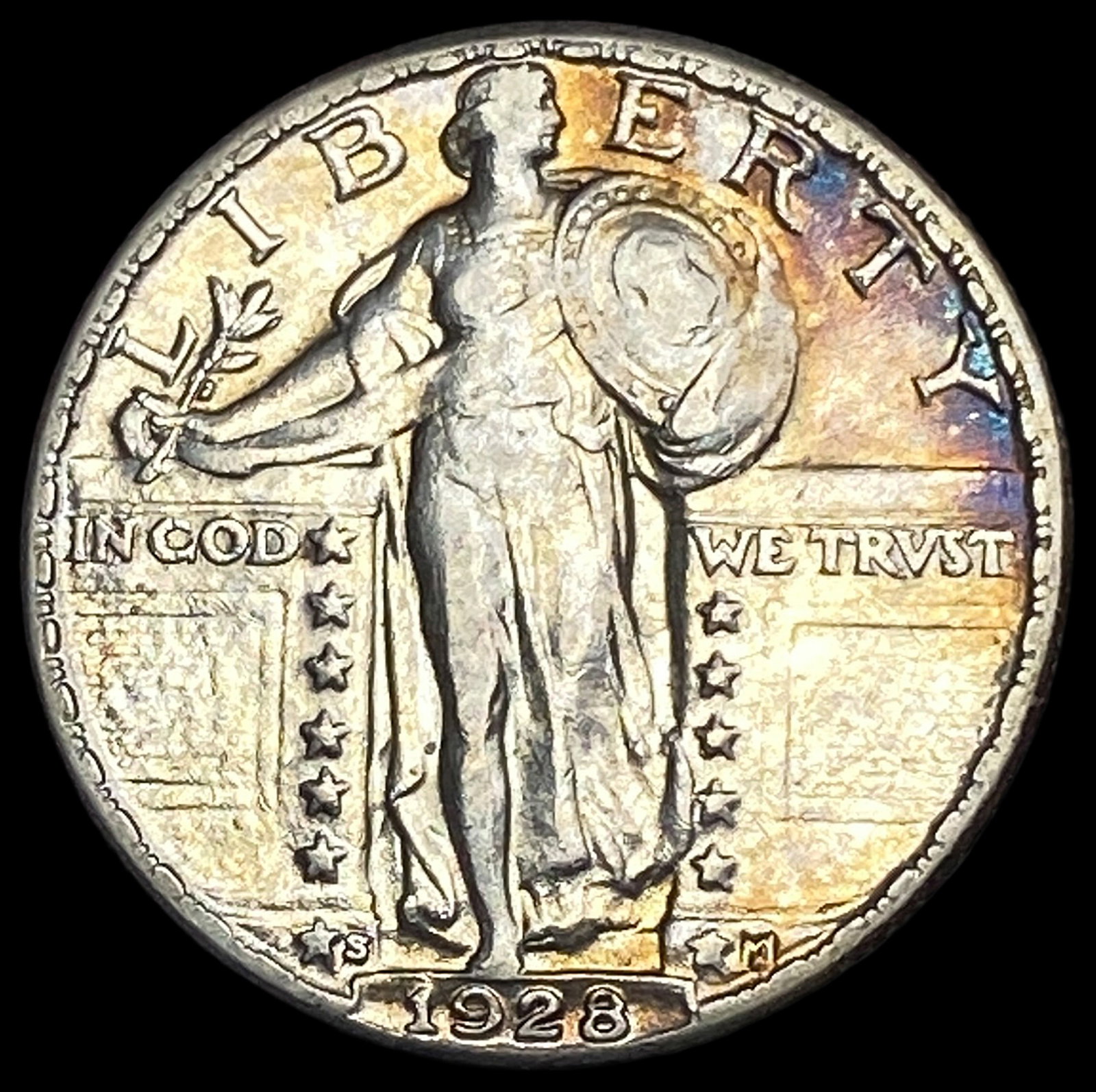 1928-S Standing Liberty Quarter CLOSELY UNCIRCULATED: 1928-S Standing Liberty Quarter CLOSELY UNCIRCULATED