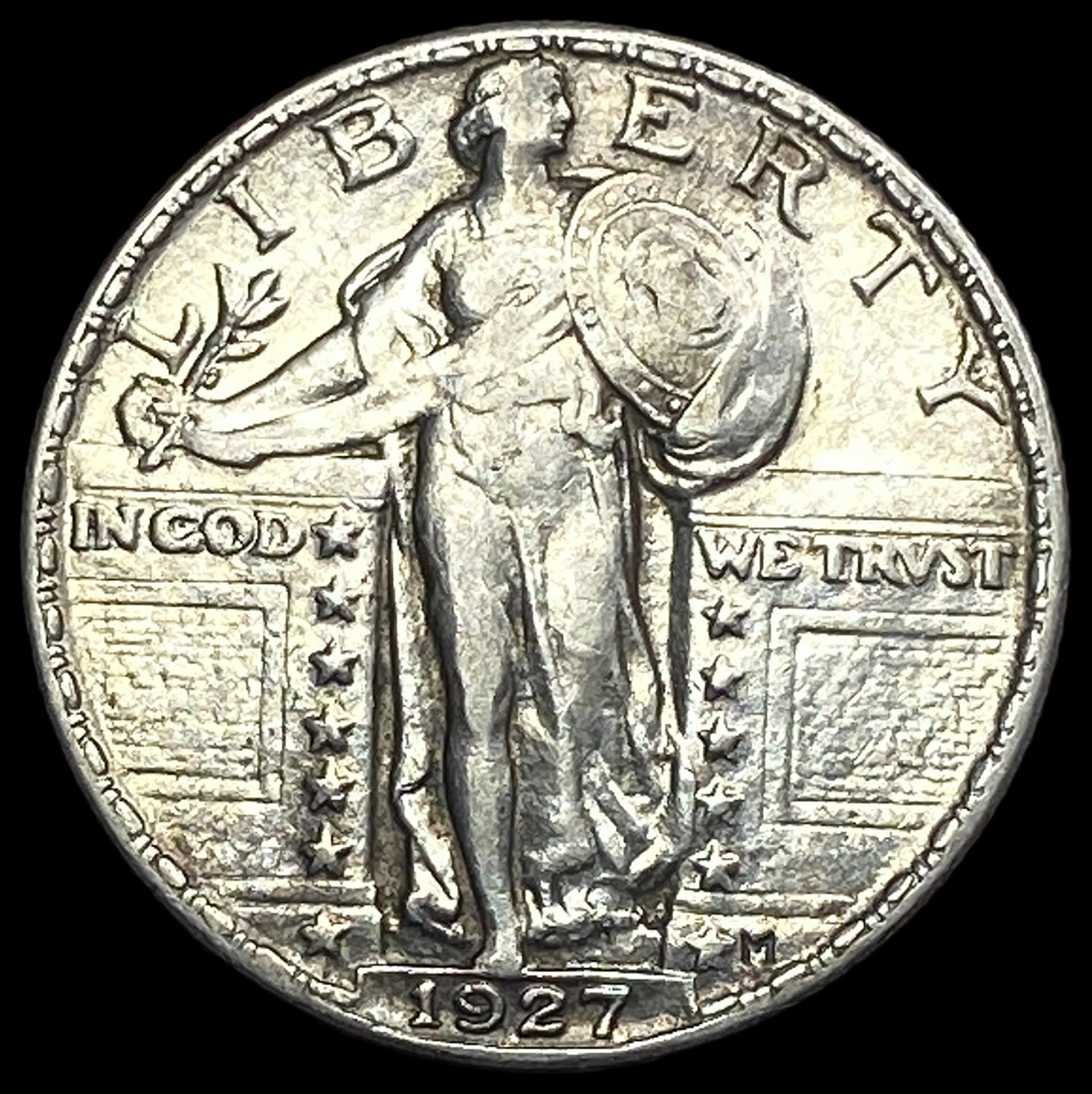 1927 Standing Liberty Quarter CLOSELY UNCIRCULATED: 1927 Standing Liberty Quarter CLOSELY UNCIRCULATED