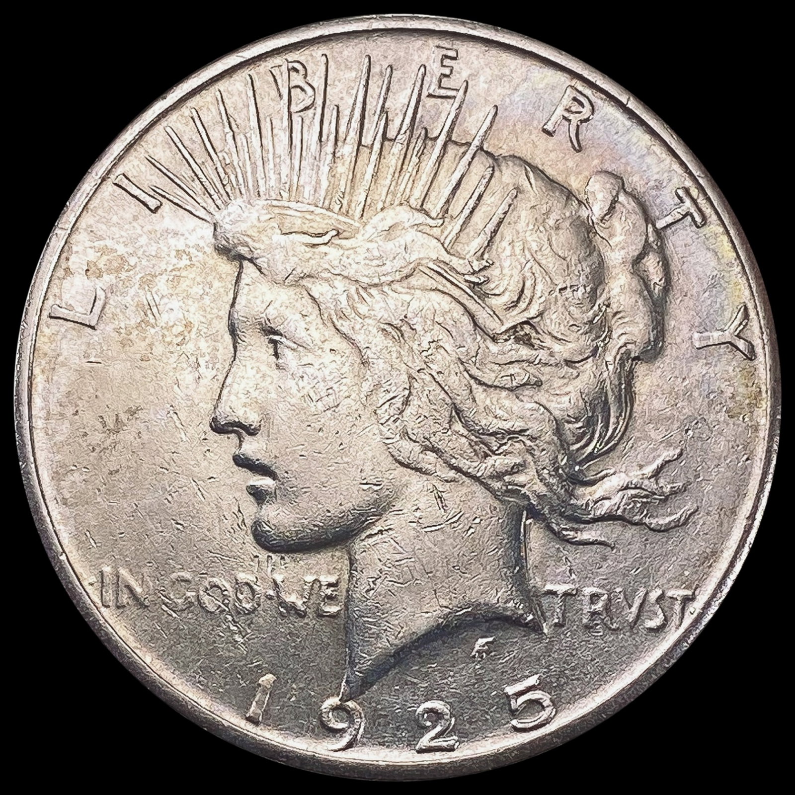 1925-S Peace Dollar NEARLY UNCIRCULATED NEARLY UN: 1925-S Peace Dollar NEARLY UNCIRCULATED NEARLY UN