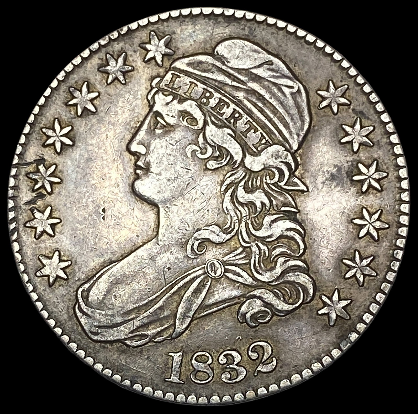 1832 Capped Bust Half Dollar LIGHTLY CIRCULATED: 1832 Capped Bust Half Dollar LIGHTLY CIRCULATED