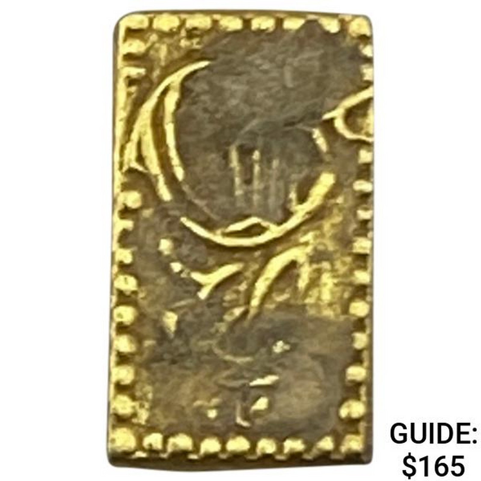 1832-1858 Japan Gold 2 Shu CLOSELY UNCIRCULATED: 1832-1858 Japan Gold 2 Shu CLOSELY UNCIRCULATED