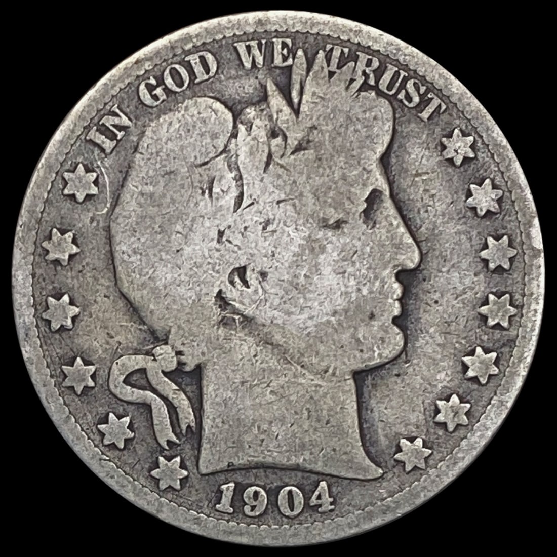 1904-S Barber Half Dollar NICELY CIRCULATED (1 of 2)