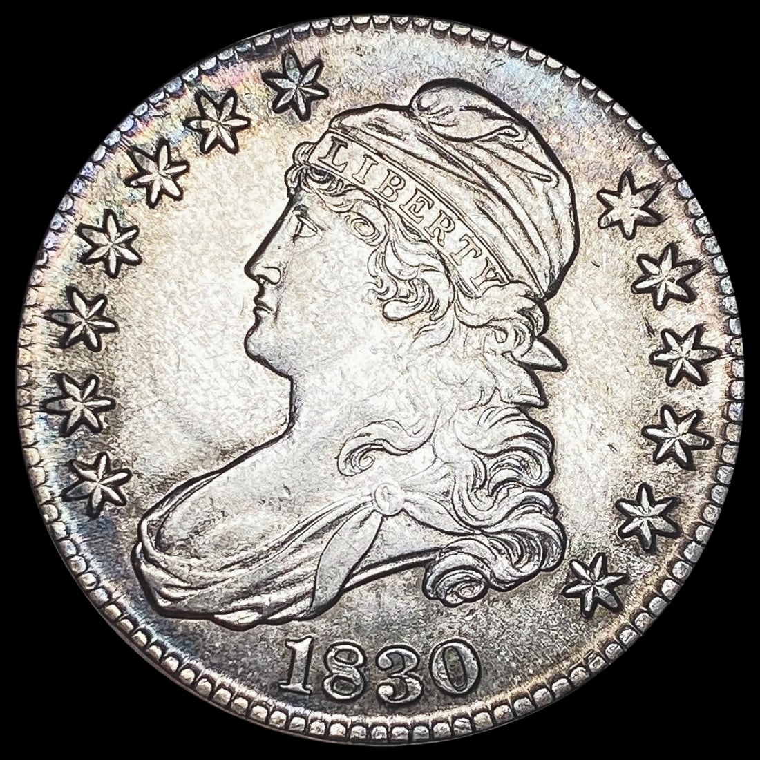 1830 Capped Bust Half Dollar CLOSELY UNCIRCULATED (1 of 2)