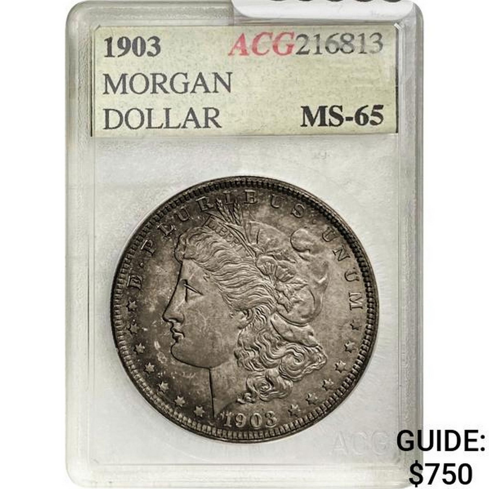 1903 Morgan Dollar ACG MS-65 MS65 (1 of 2)