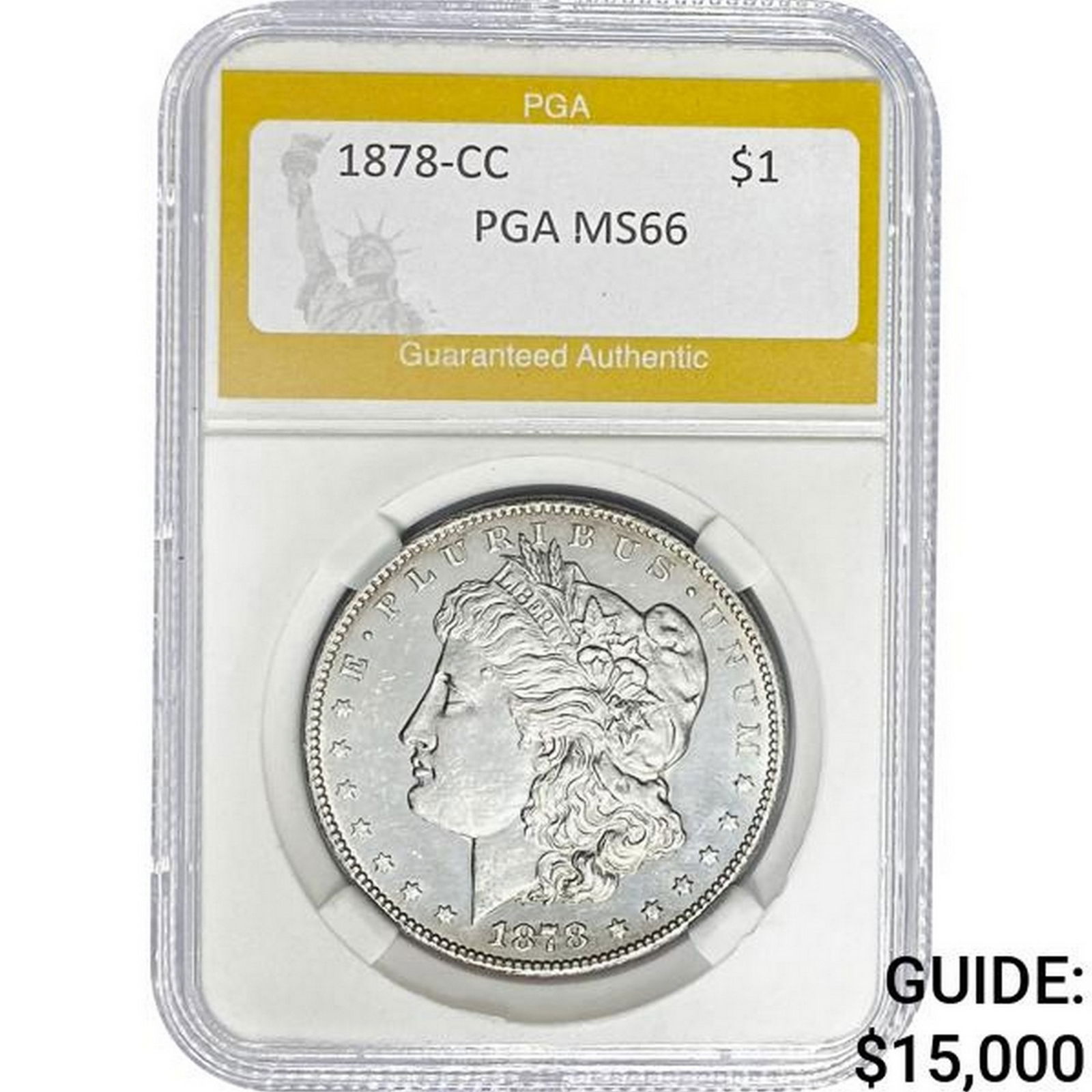 1878-CC Morgan Dollar PGA MS66 MS66 (1 of 2)