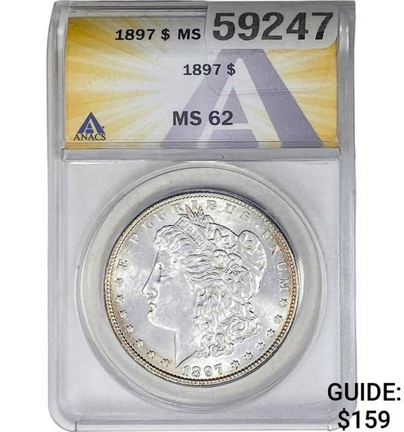 1897 Morgan Dollar ANACS MS62 (1 of 2)