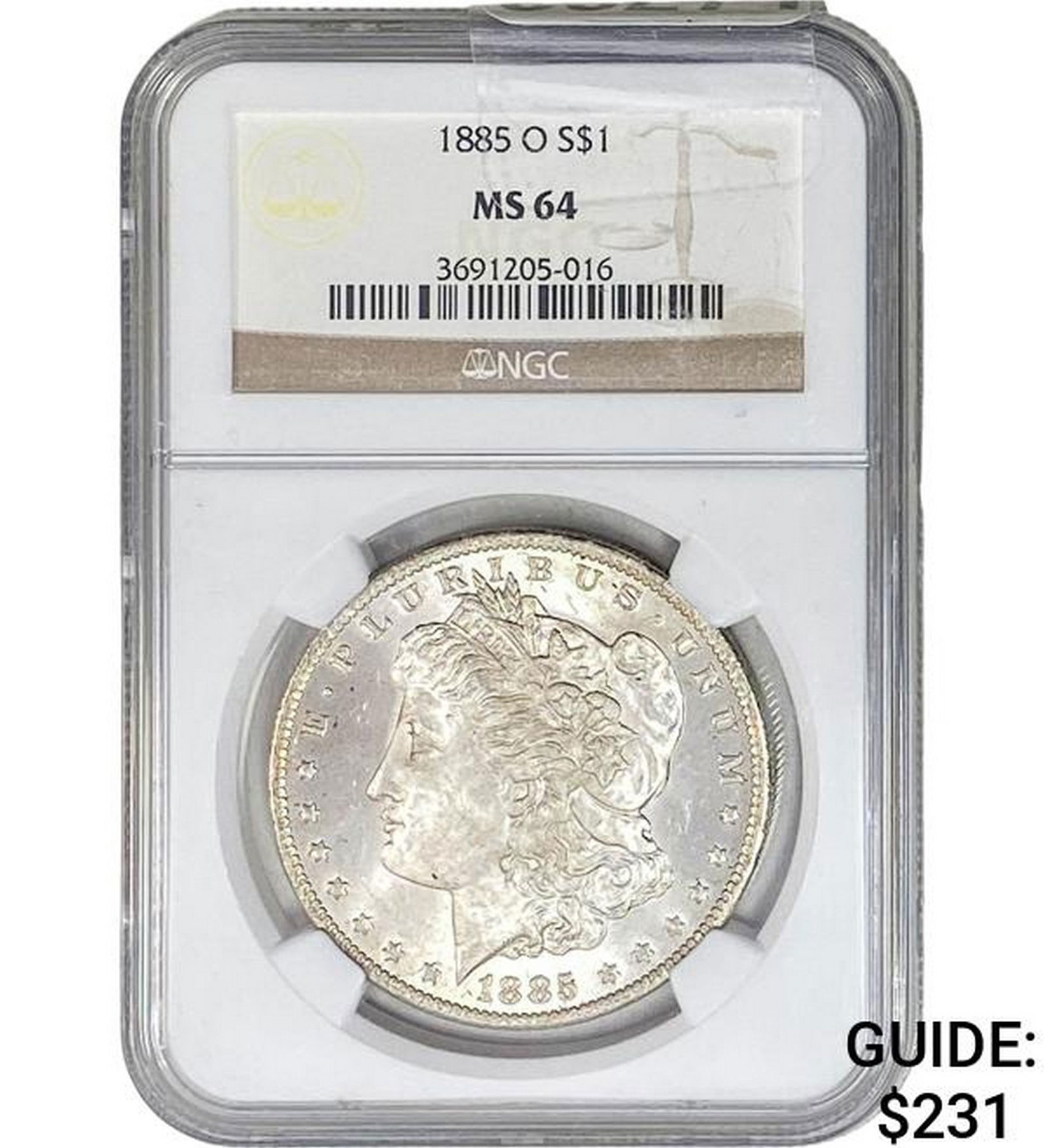 1885-O Morgan Silver Dollar NGC MS64 (1 of 2)