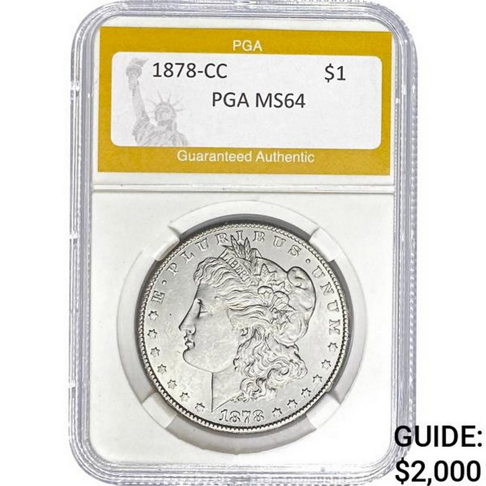 1878-CC Morgan Dollar PGA MS64 MS64 (1 of 2)