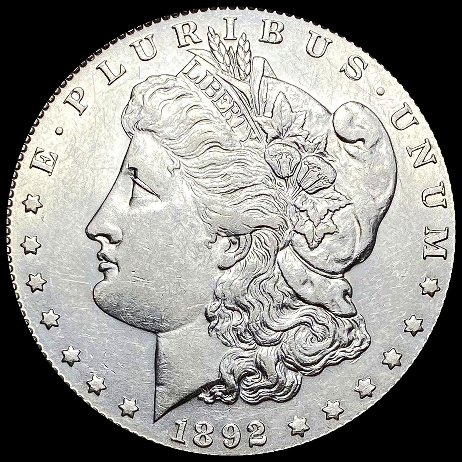 UNCIRCULATED 1892 Silver Morgan Dollar (1 of 2)