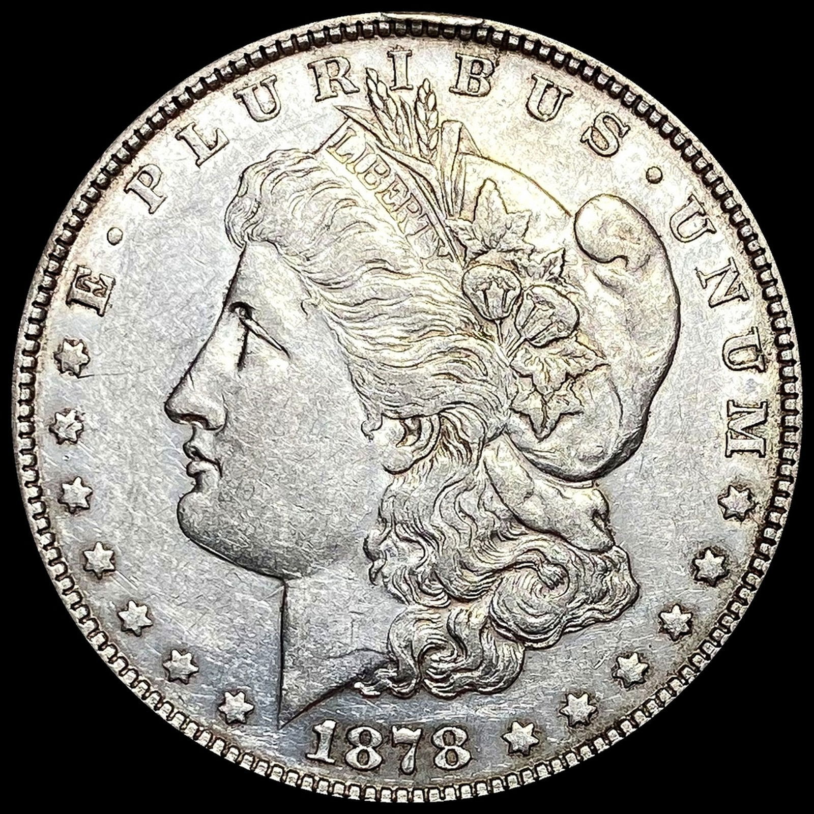CLOSELY UNCIRCULATED 1878 Silver Morgan Dollar (1 of 2)