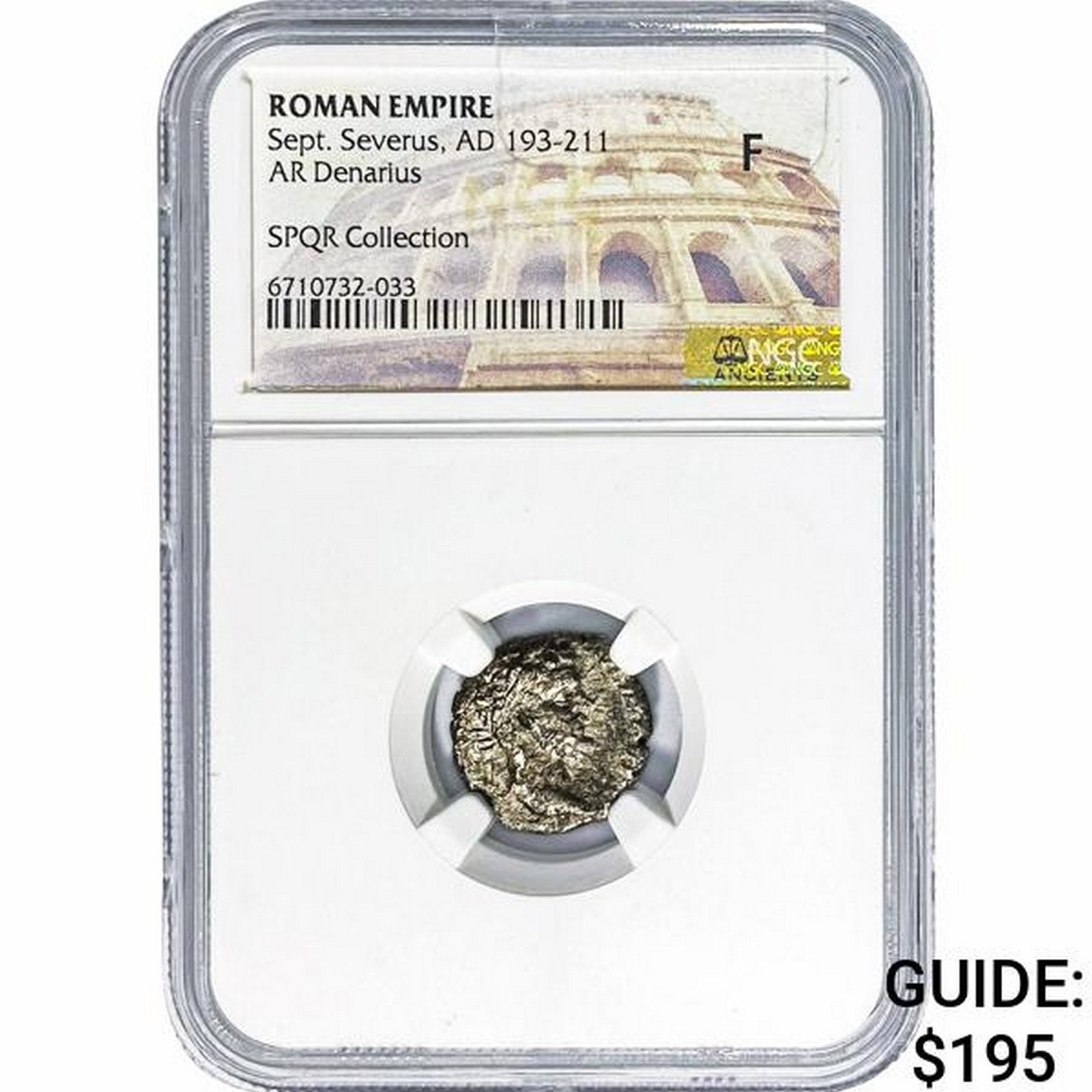 Roman Sept. Severus, AD 193-211 Silver Denarius: Roman Sept. Severus, AD 193-211 Silver Denarius