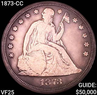1873-CC Seated Liberty Dollar LIGHTLY CIRCULATED: 1873-CC Seated Liberty Dollar LIGHTLY CIRCULATED