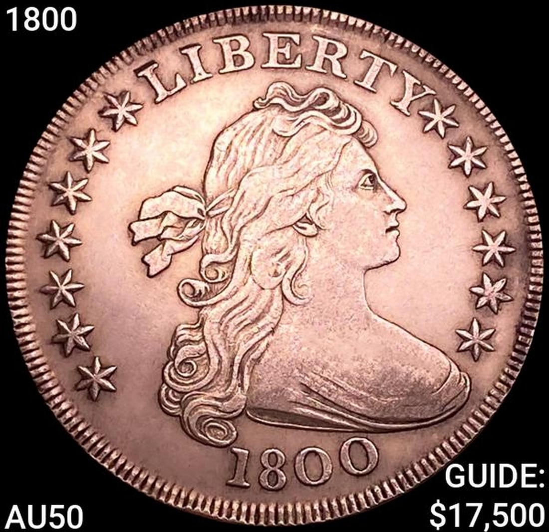 1800 Draped Bust Dollar CLOSELY UNCIRCULATED (1 of 2)