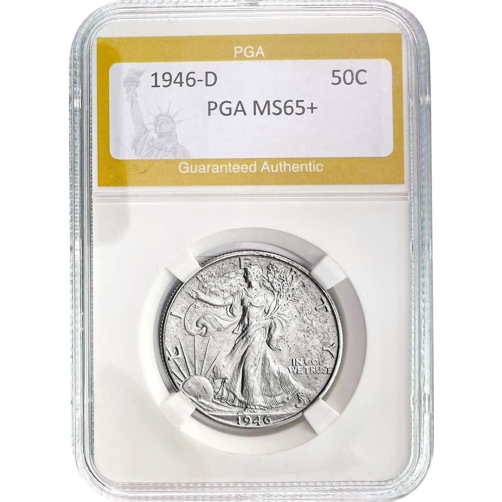 1946-D Walking Liberty Half Dollar PGA M: 1946-D Walking Liberty Half Dollar PGA M