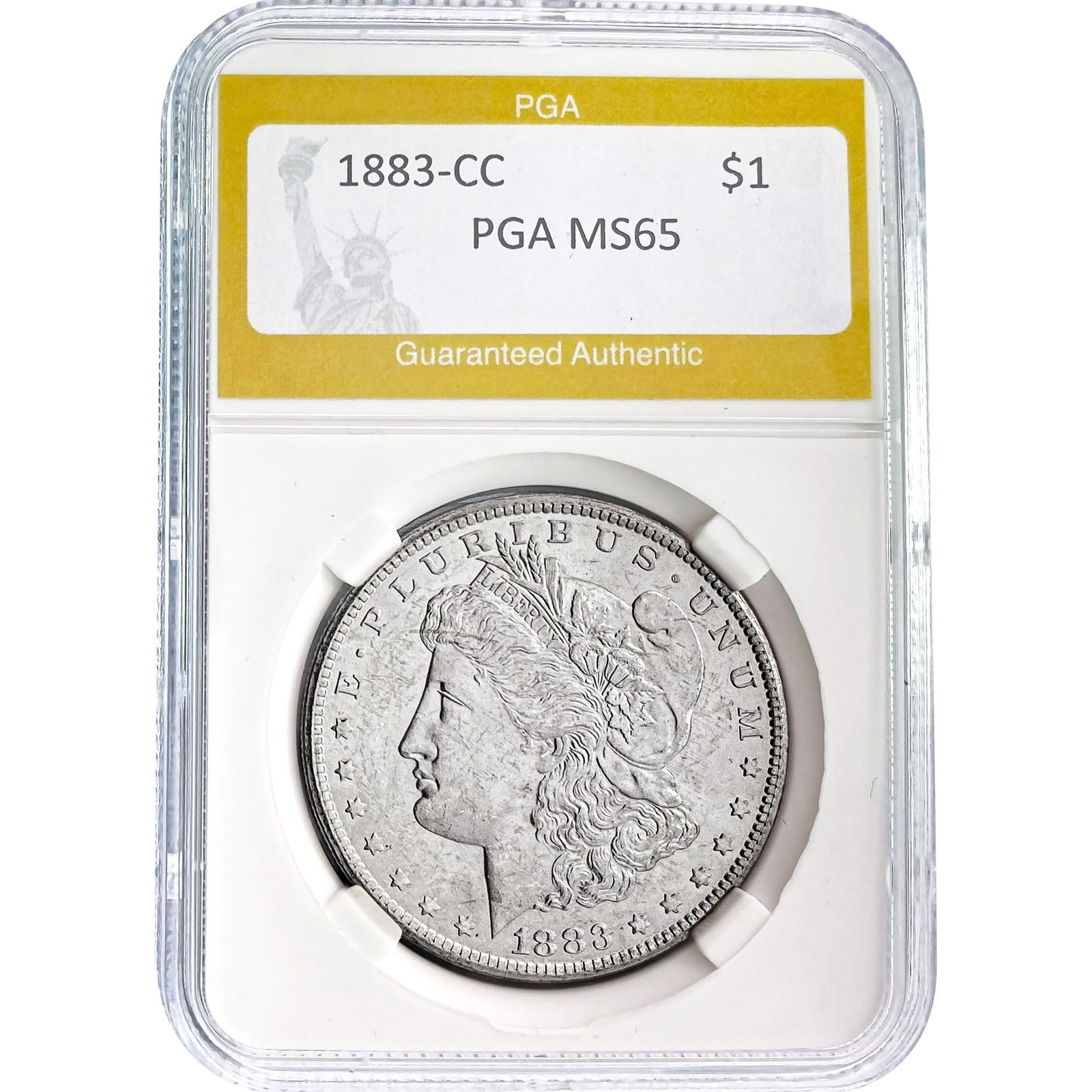 1883-CC Morgan Dollar PGA MS65 (1 of 2)