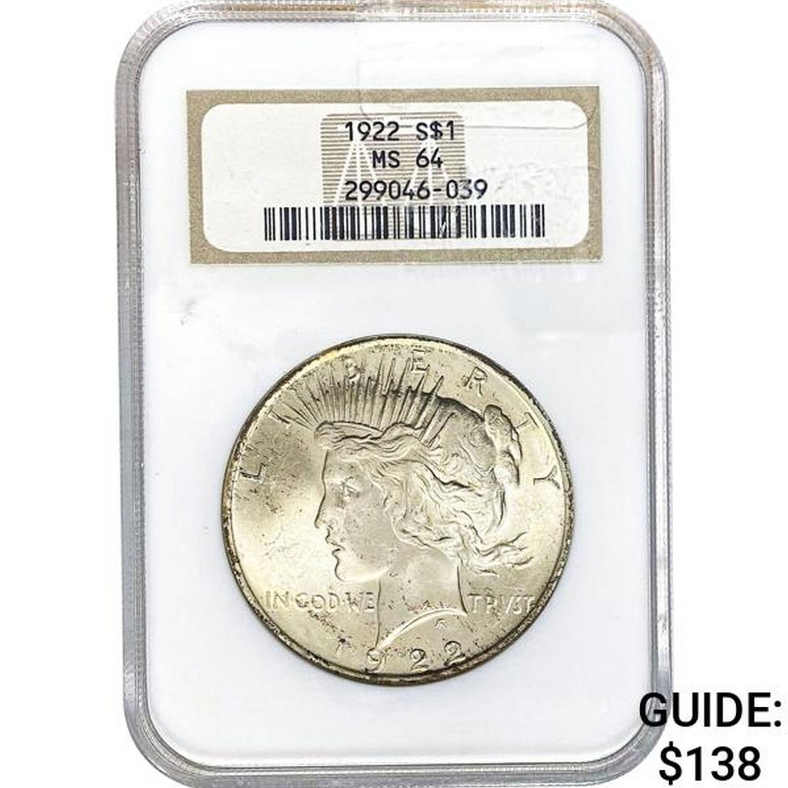 1922 Peace Dollar GSA MS64 (1 of 2)