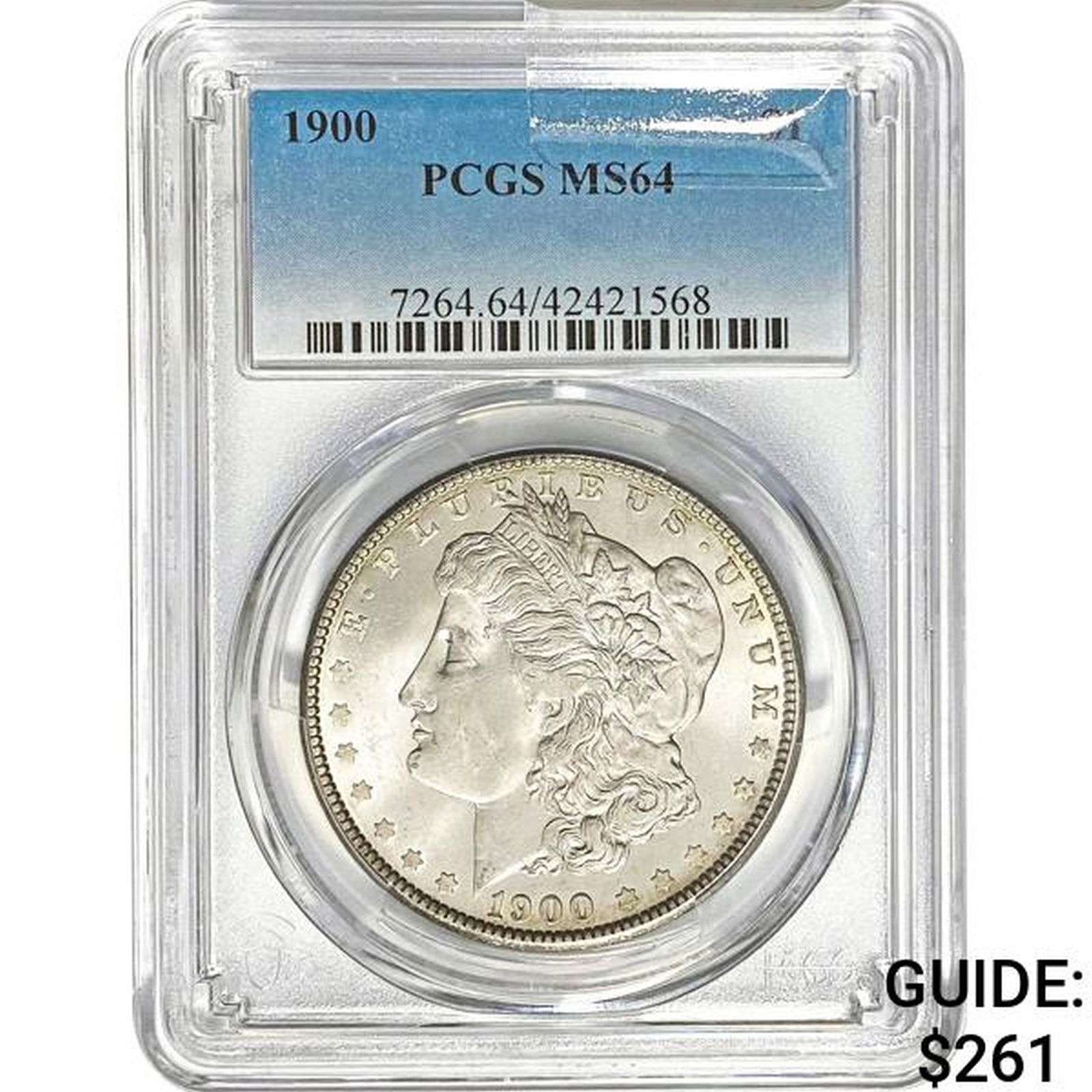 1900 Morgan Silver Dollar PCGS MS64 (1 of 2)
