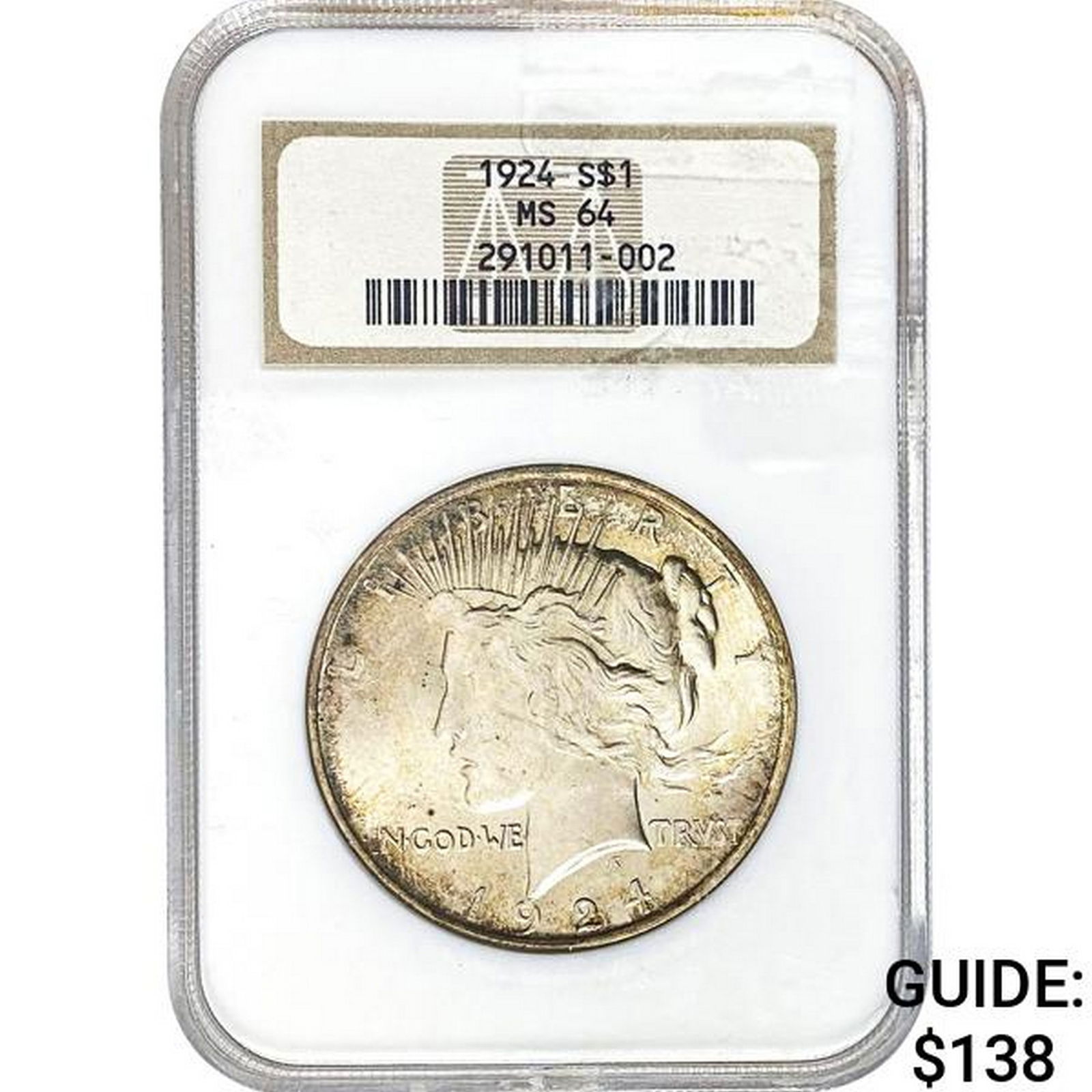 1924 Peace Dollar ANACS MS64 (1 of 2)