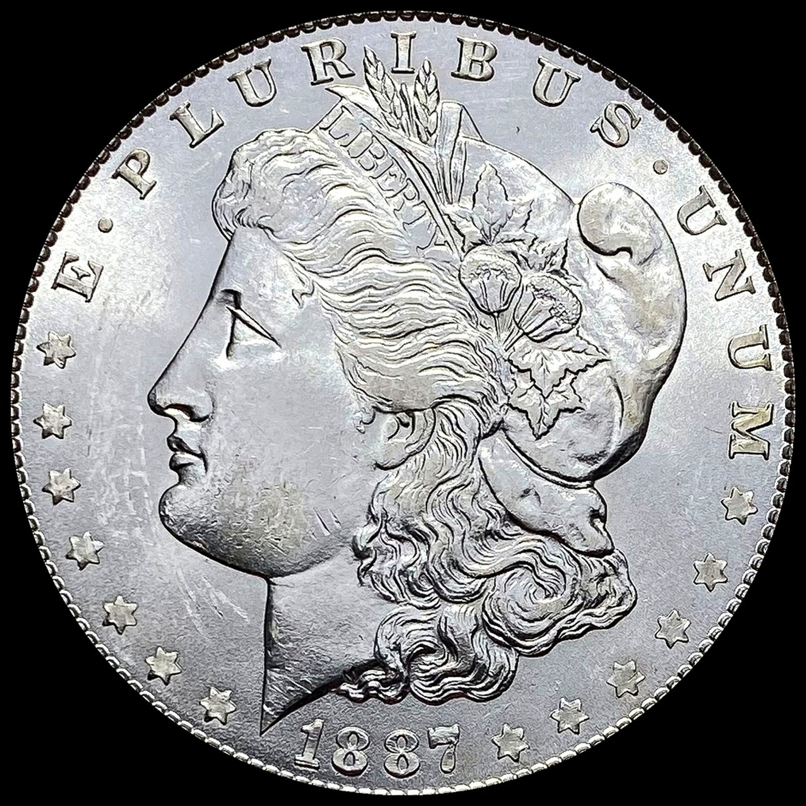 UNCIRCULATED 1887 Morgan Silver Dollar (1 of 2)