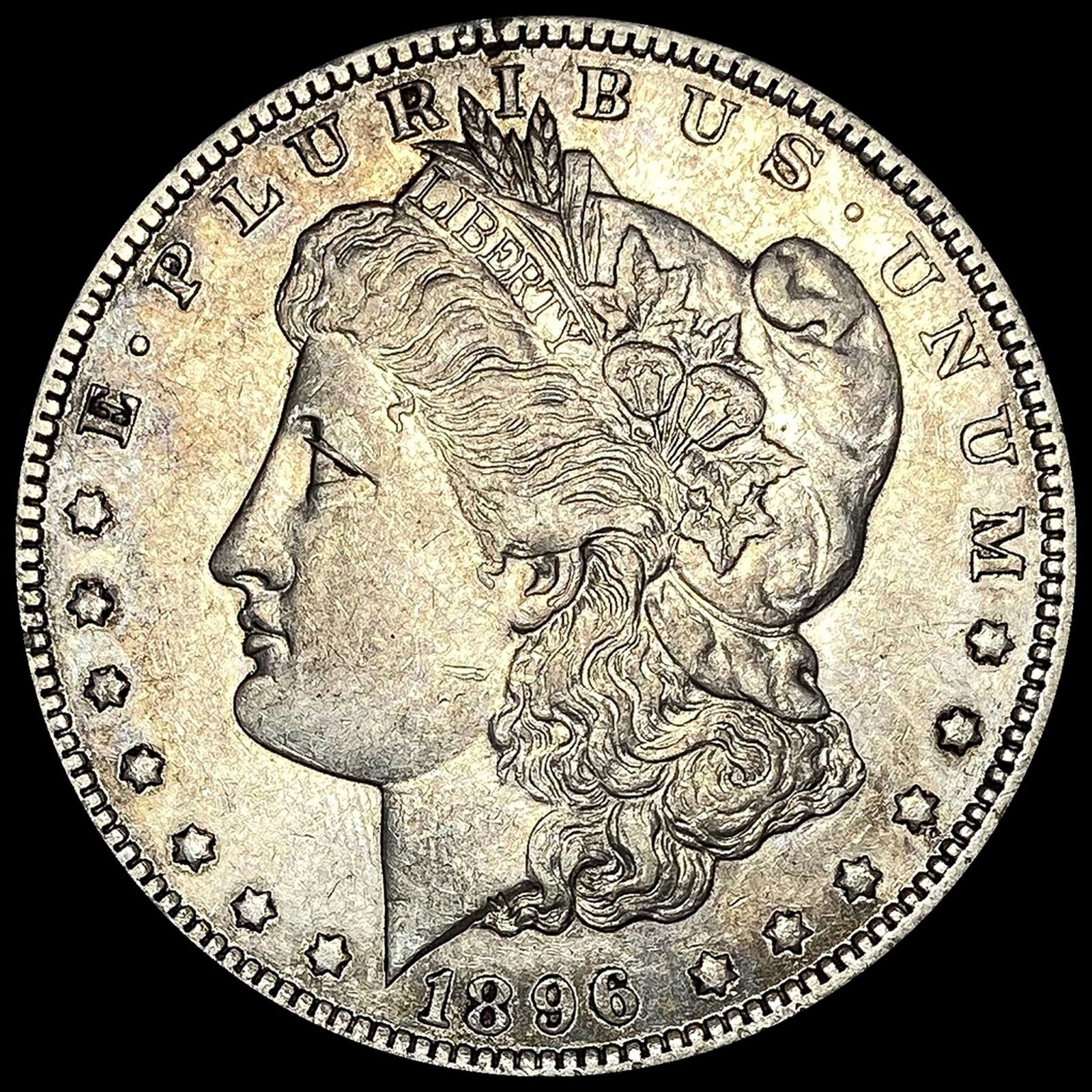 CLOSELY UNCIRCULATED 1896 Morgan Silver Dollar (1 of 2)