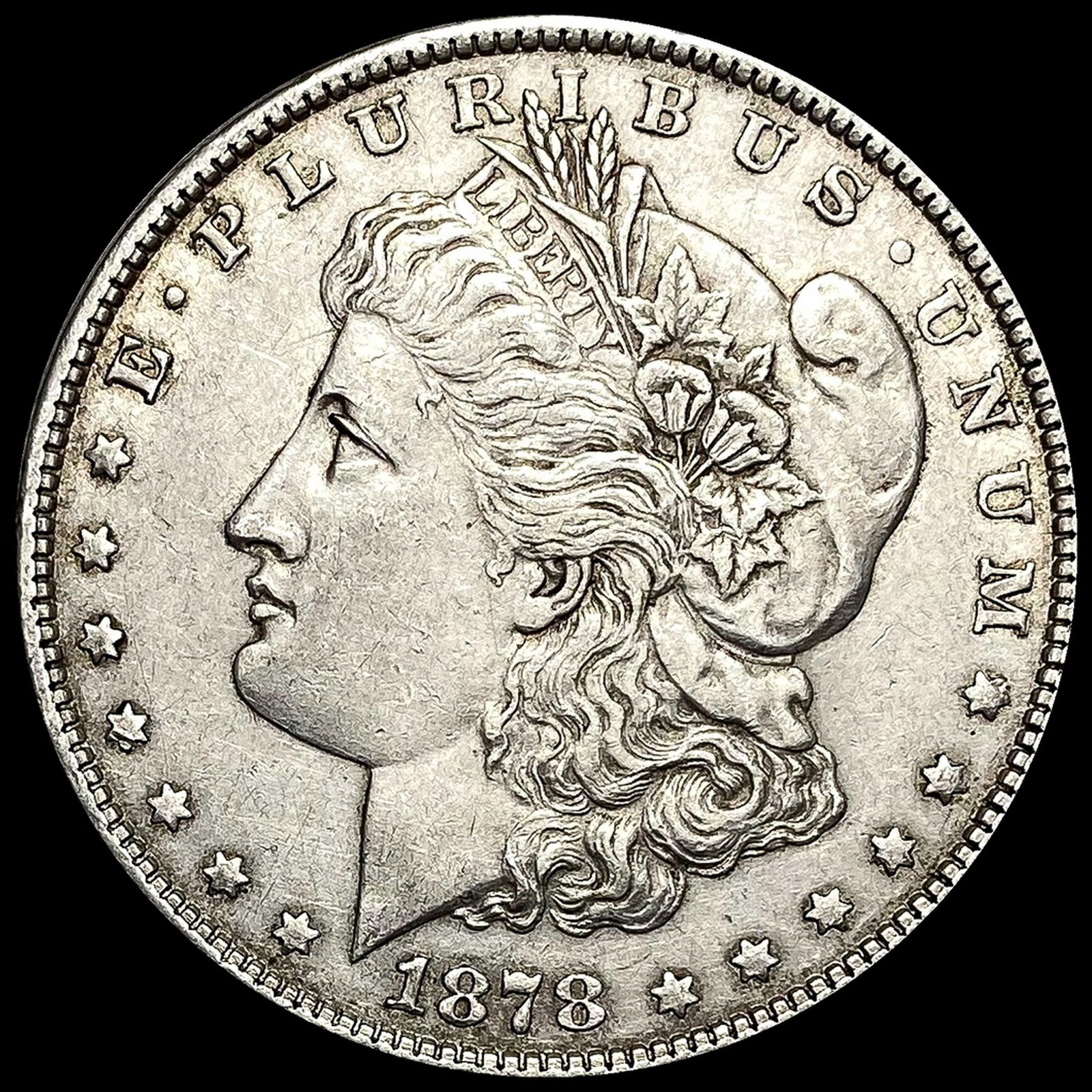 CLOSELY UNCIRCULATED 1878 Silver Morgan Dollar (1 of 2)