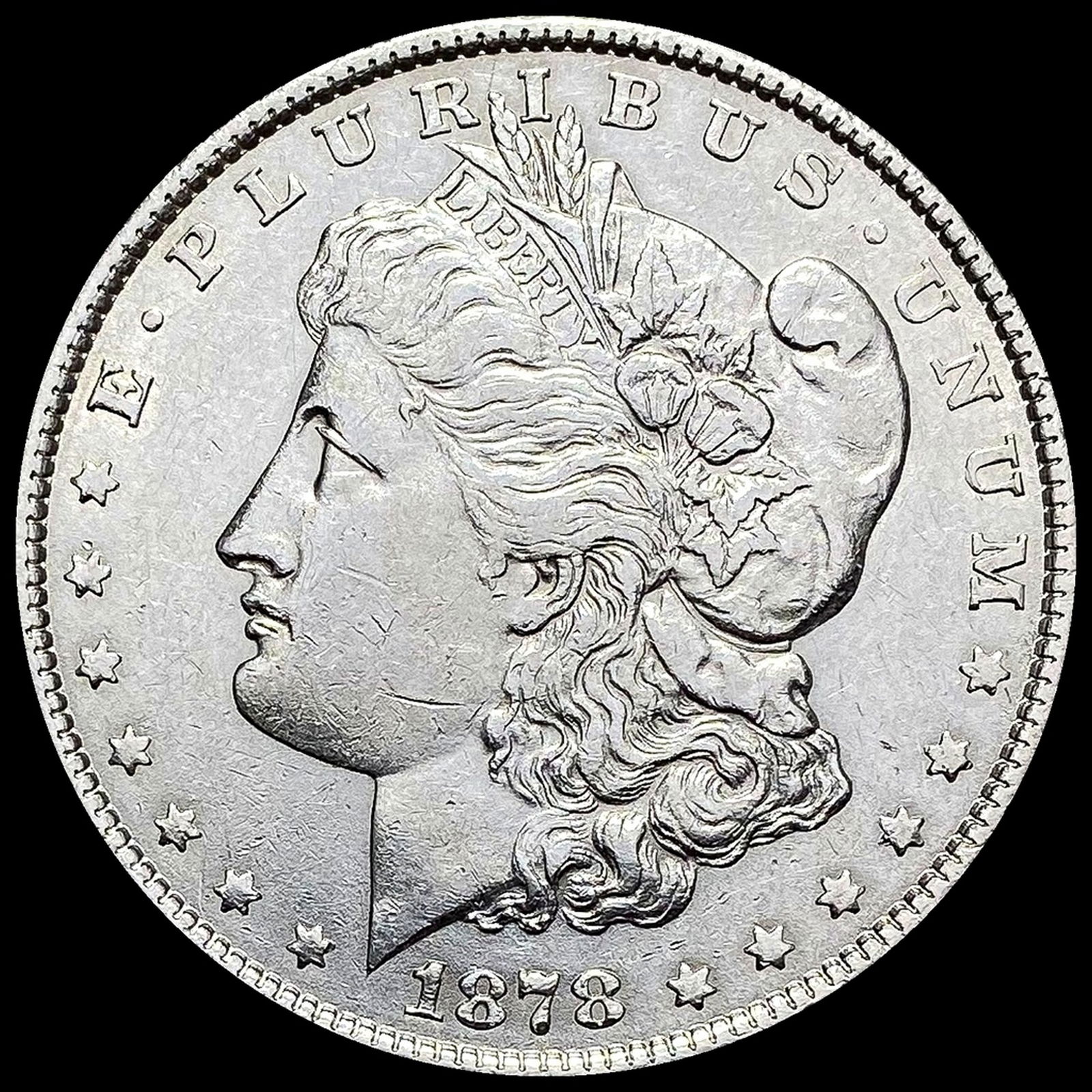 CLOSELY UNCIRCULATED 1878-S Silver Morgan Dollar (1 of 2)