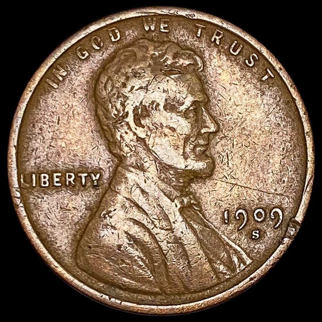 1909-S Lincoln Wheat Cent LIGHTLY CIRCULATED LIGHTLY CIRCULATED (1 of 2)