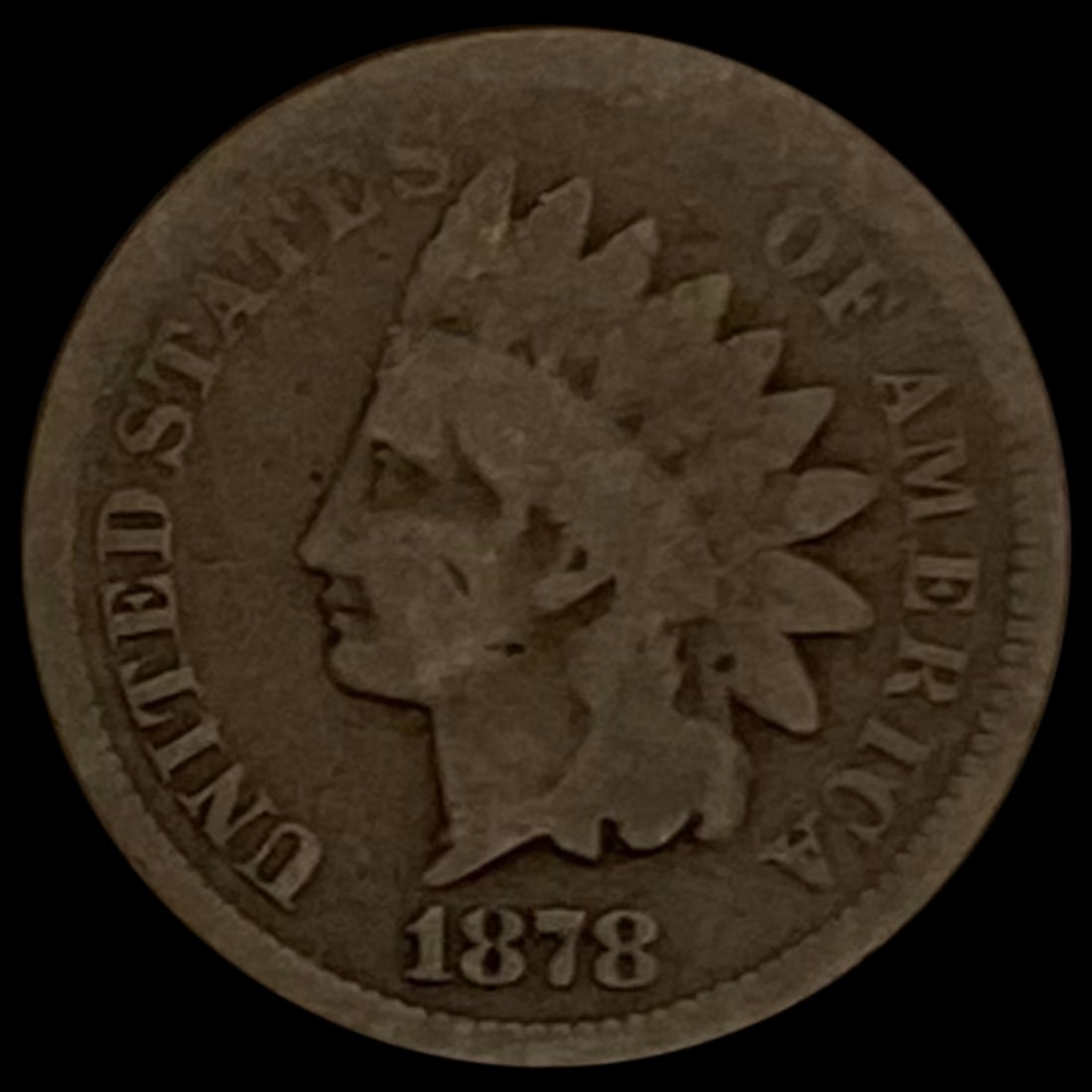 1878 Indian Head Cent NICELY CIRCULATED NICELY CIRCULATED (1 of 2)