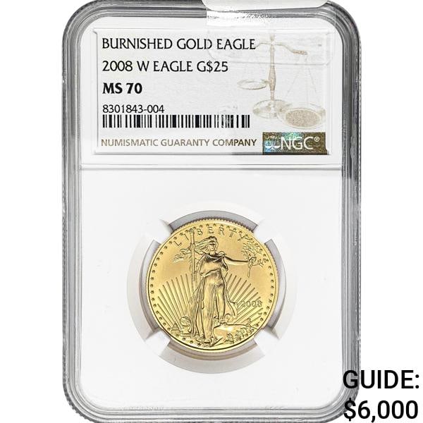 2008 $25 American Gold Eagle 1/2OZ NGC MS70 (1 of 2)