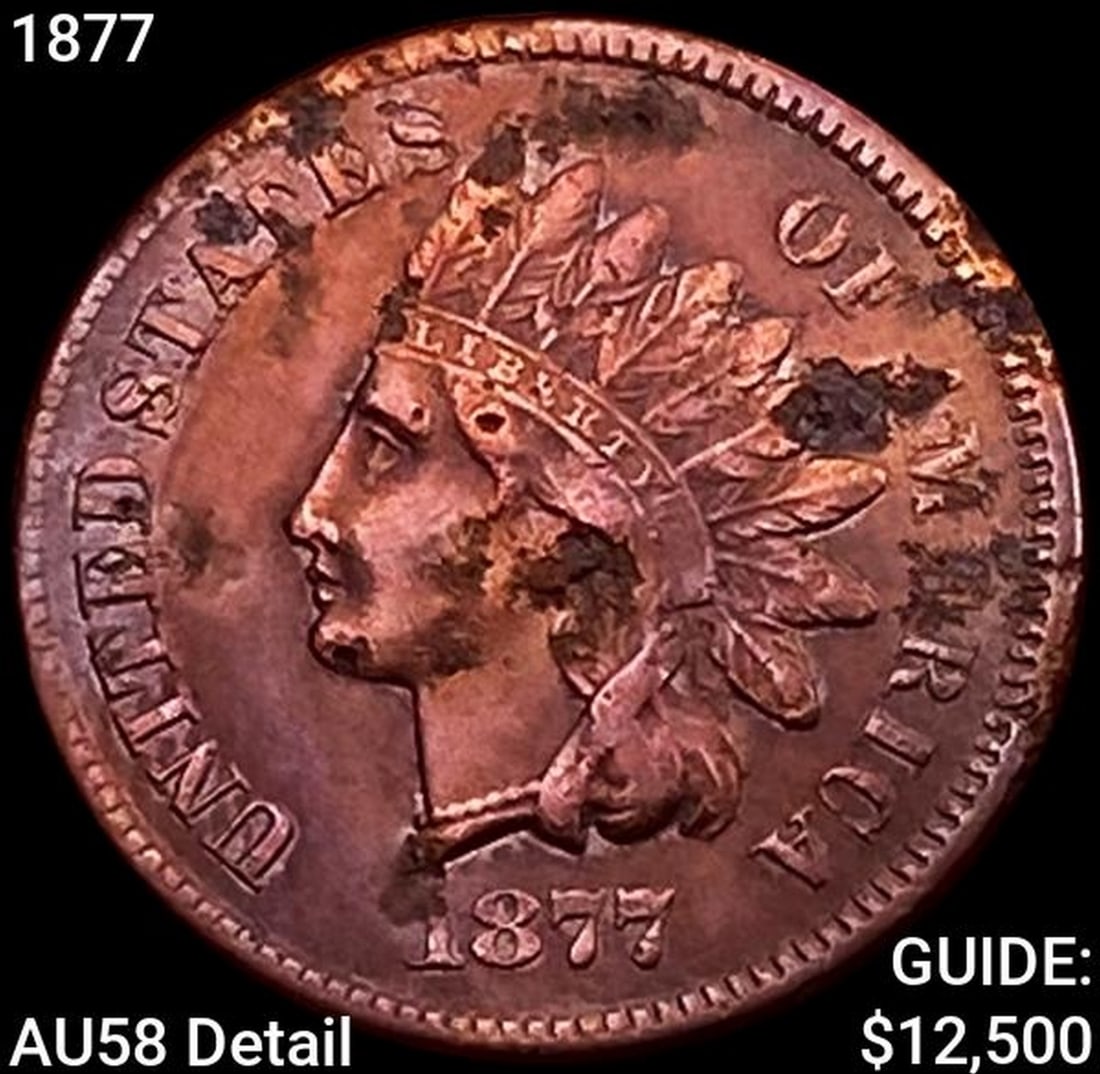 1877 Indian Head Cent CHOICE AU (1 of 2)