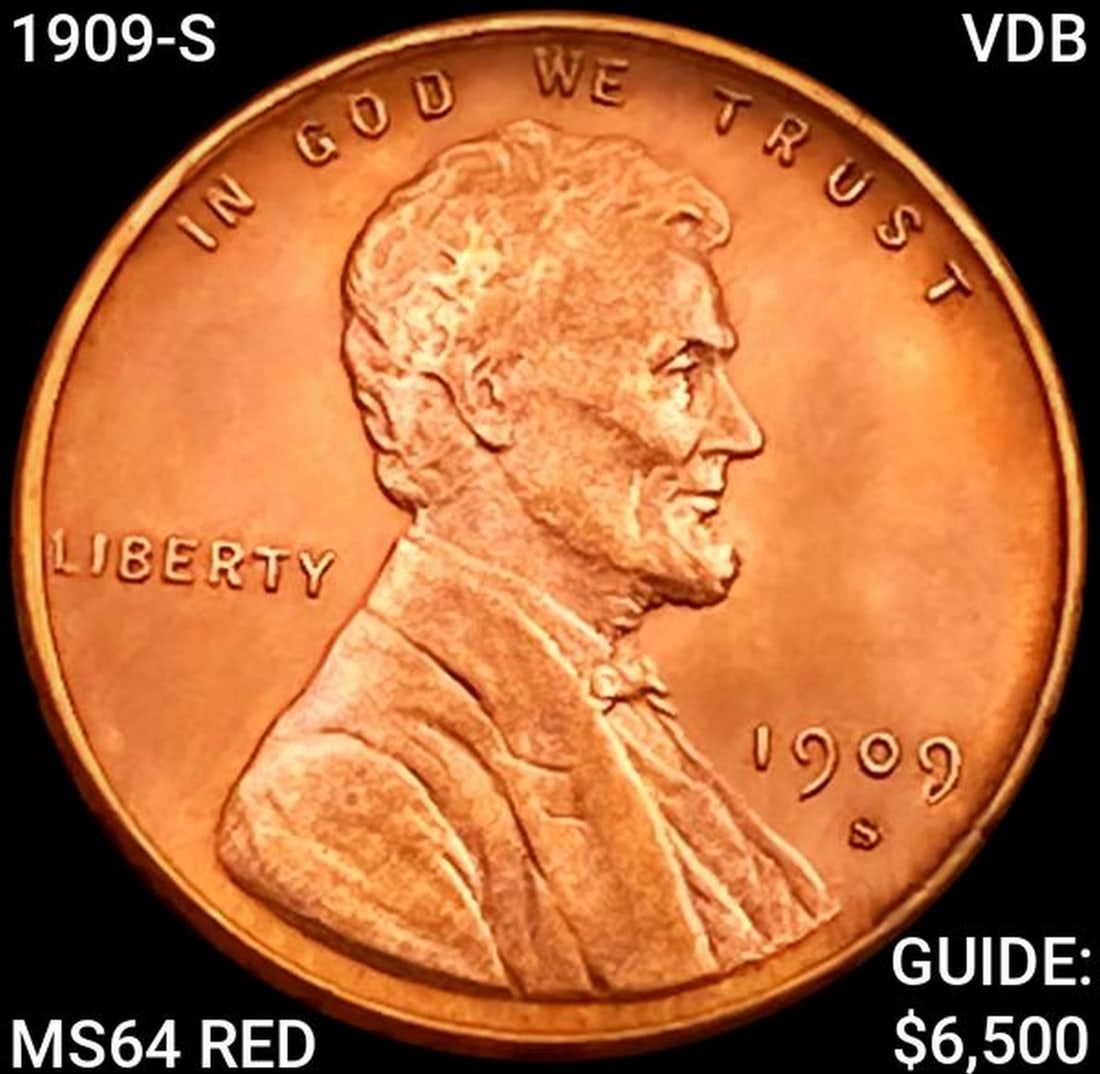 1909-S VDB Wheat Cent CHOICE BU RD (1 of 2)