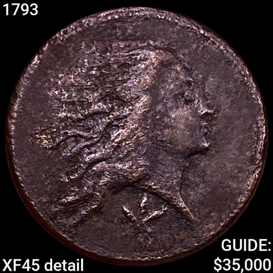 1793 Wreath Large Cent NEARLY UNCIRCULATED (1 of 2)