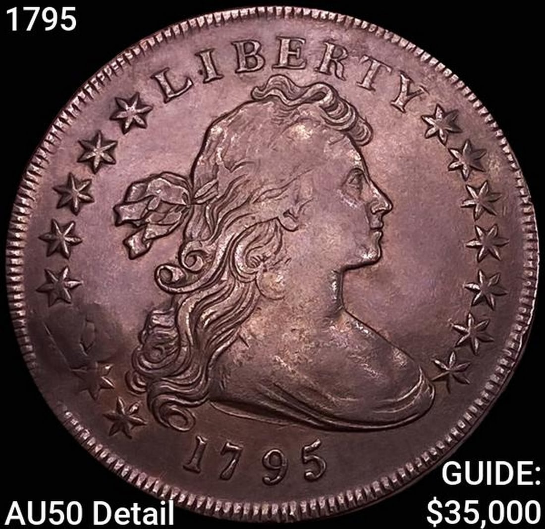 1795 Draped Bust Dollar CLOSELY UNCIRCULATED (1 of 2)