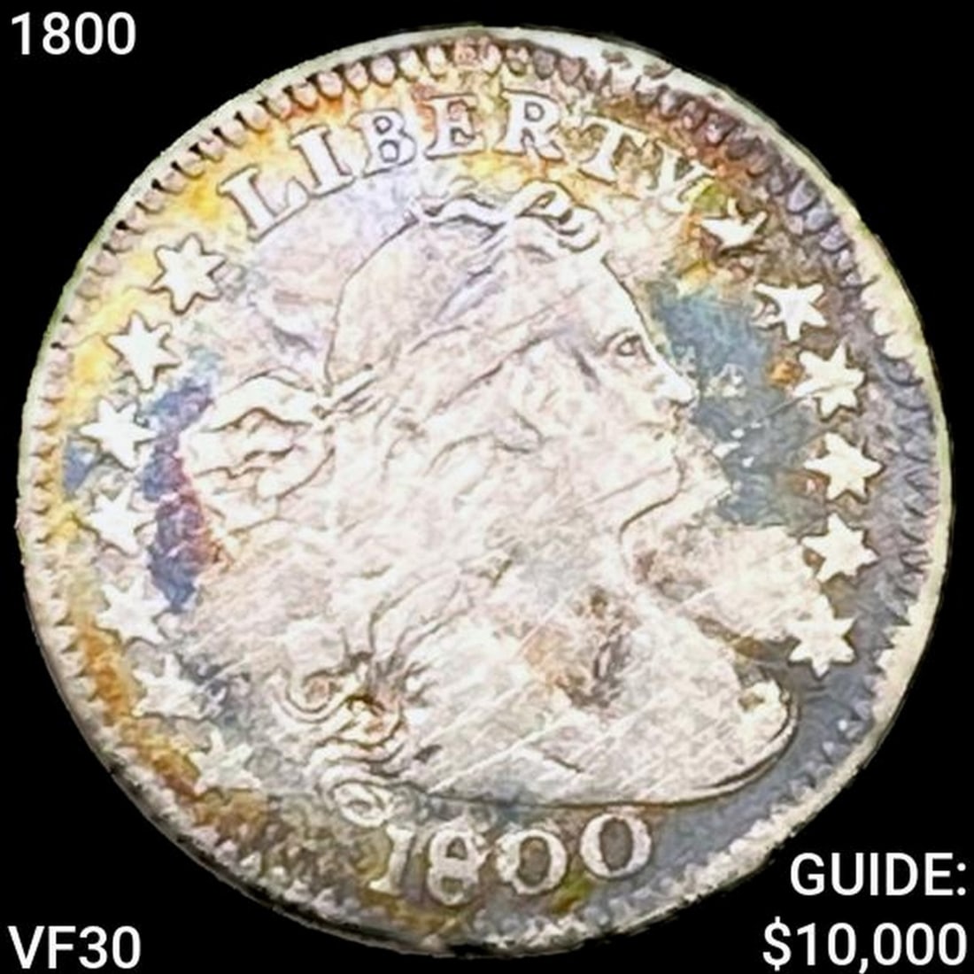 1800 Draped Bust Half Dime LIGHTLY CIRCULATED (1 of 2)