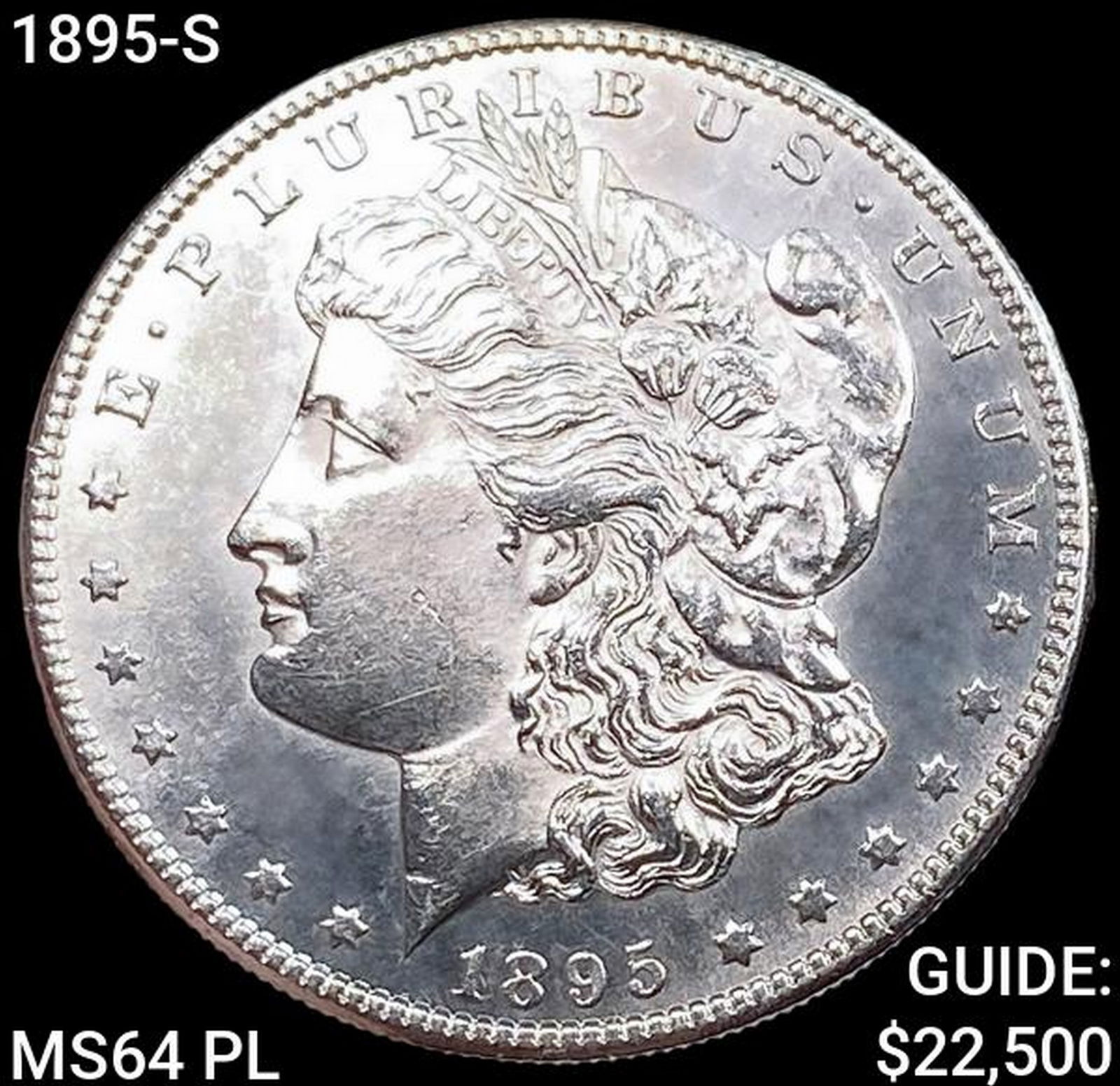 1895-S Morgan Silver Dollar CHOICE BU PL (1 of 2)