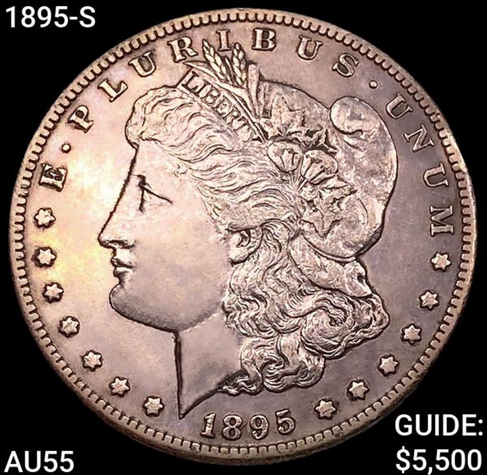 1895-S Morgan Silver Dollar HIGH GRADE: 1895-S Morgan Silver Dollar HIGH GRADE