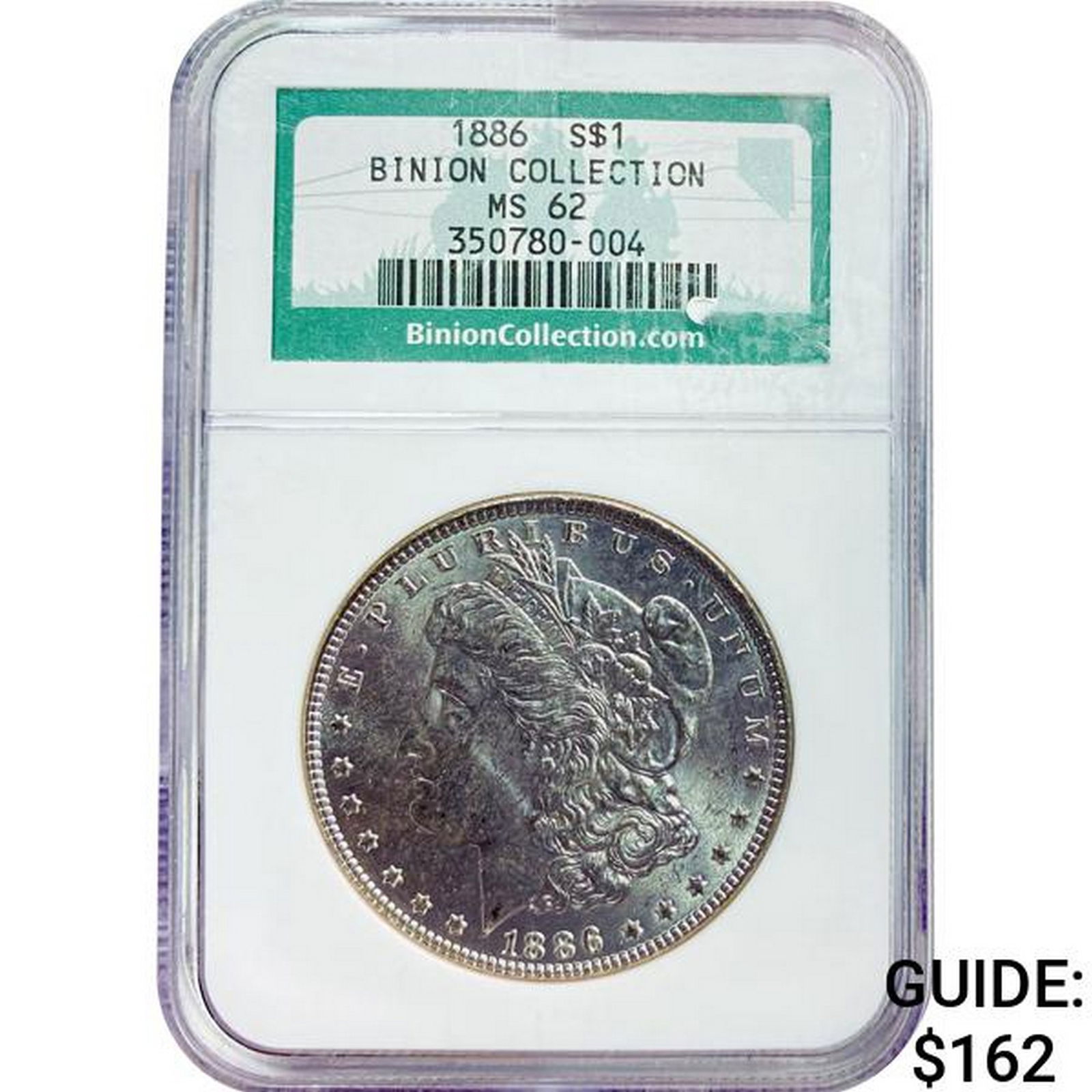 1886 Morgan Silver Dollar Binion MS62 (1 of 2)