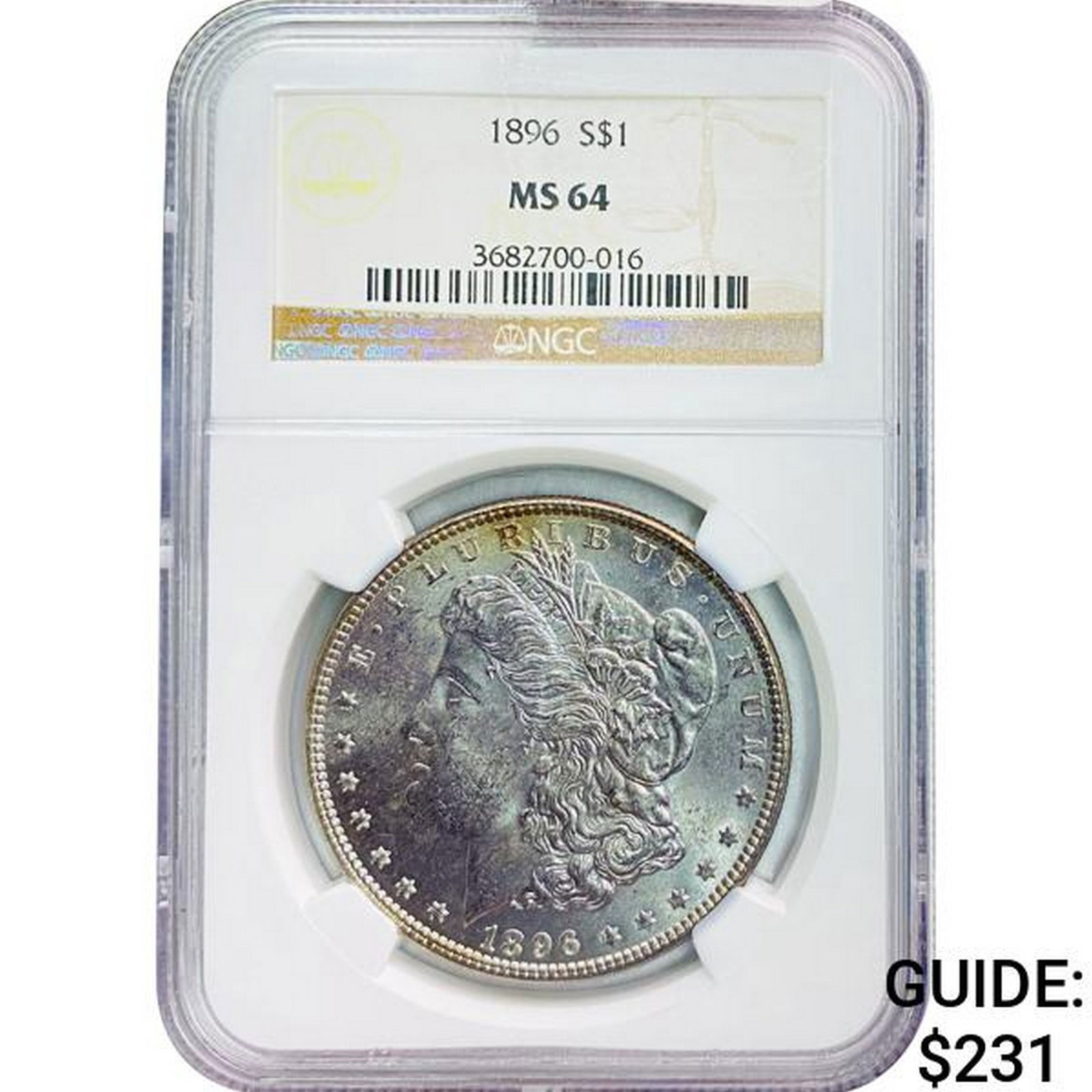 1896 Morgan Silver Dollar NGC MS64 (1 of 2)