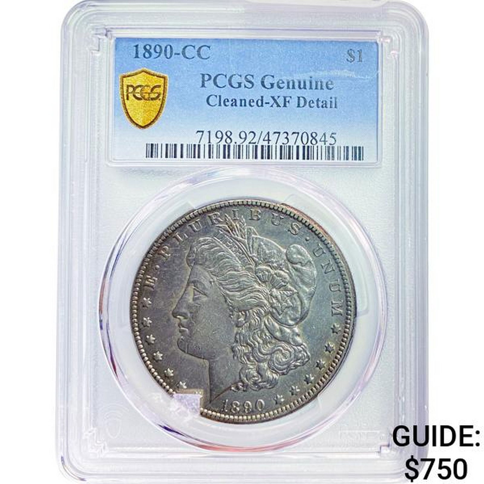 1890-CC Morgan Dollar PCGS Genuine XF (1 of 2)