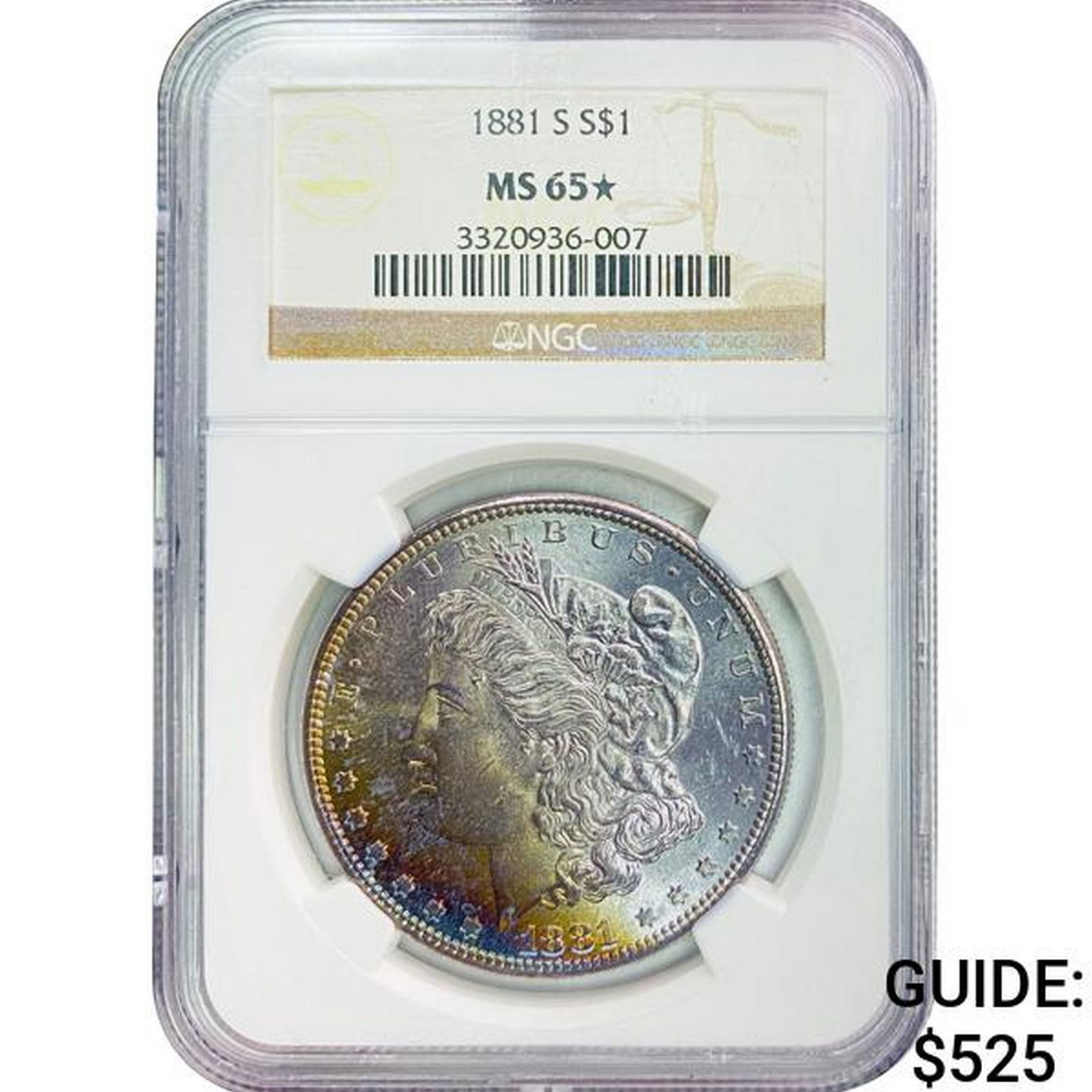 1881-S Morgan Silver Dollar NGC MS65â˜… (1 of 2)
